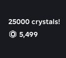 Anime Overload - 25000 Crystals【5499R】
