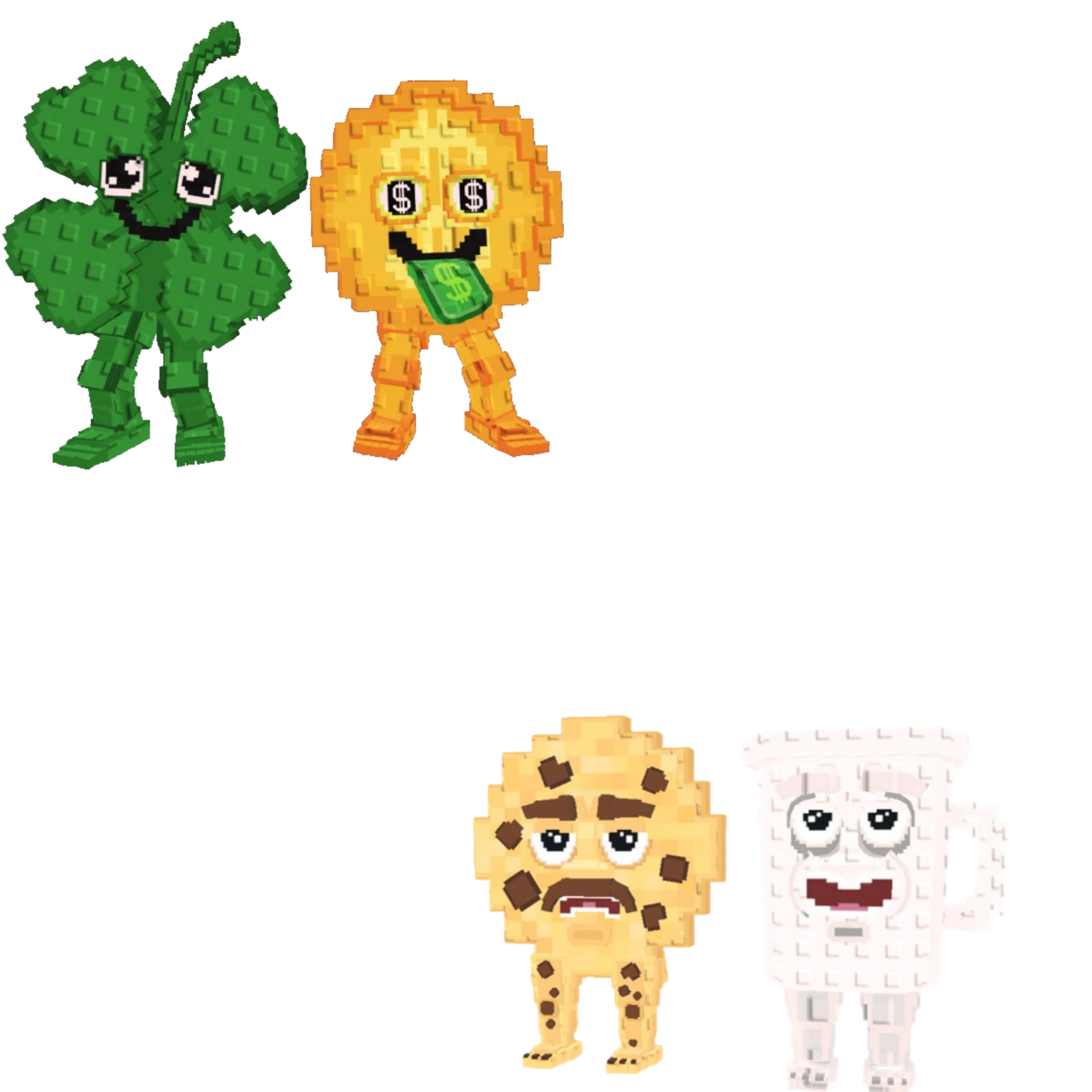[BUNDLE] - 🐻 1x Fortunu and Cashuru 🐻 1x Cooki and Milki
