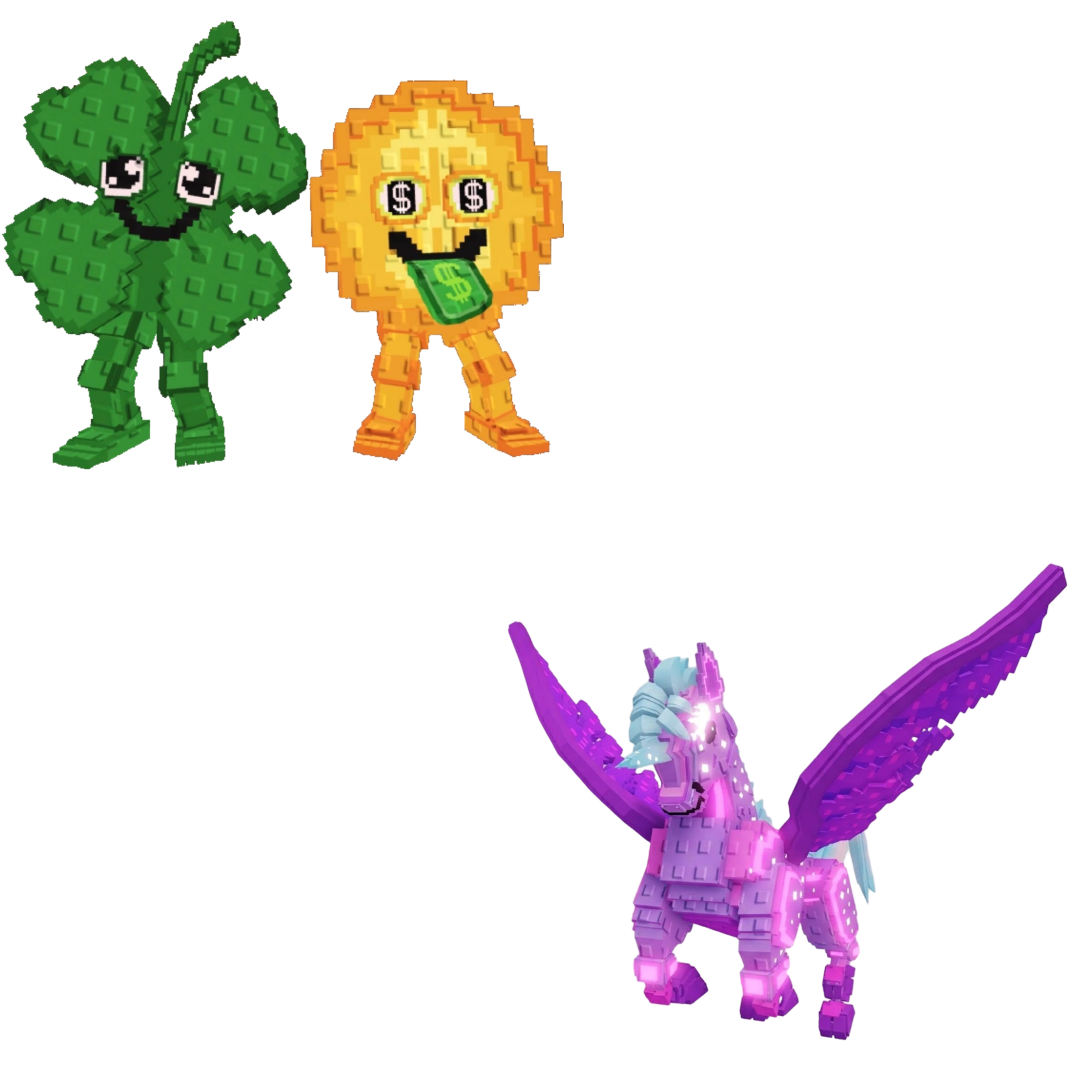 [BUNDLE] - 🦨 1x Fortunu and Cashuru 🦨 1x Celestial Pegasus