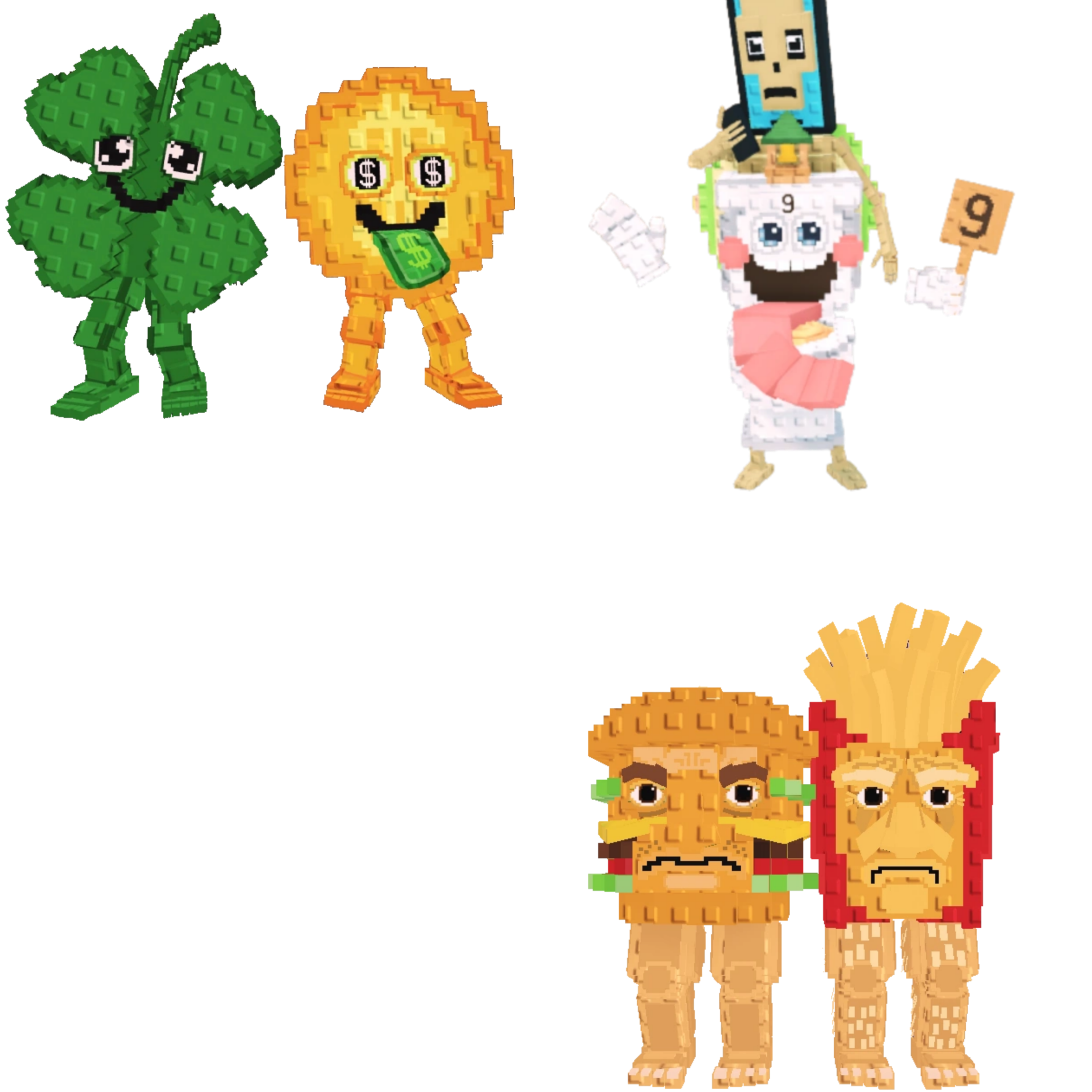 [BUNDLE] - 🦃 1x Fortunu and Cashuru 🦃 1x La Secret Combinasion 🦃 1x Burguro And Fryuro