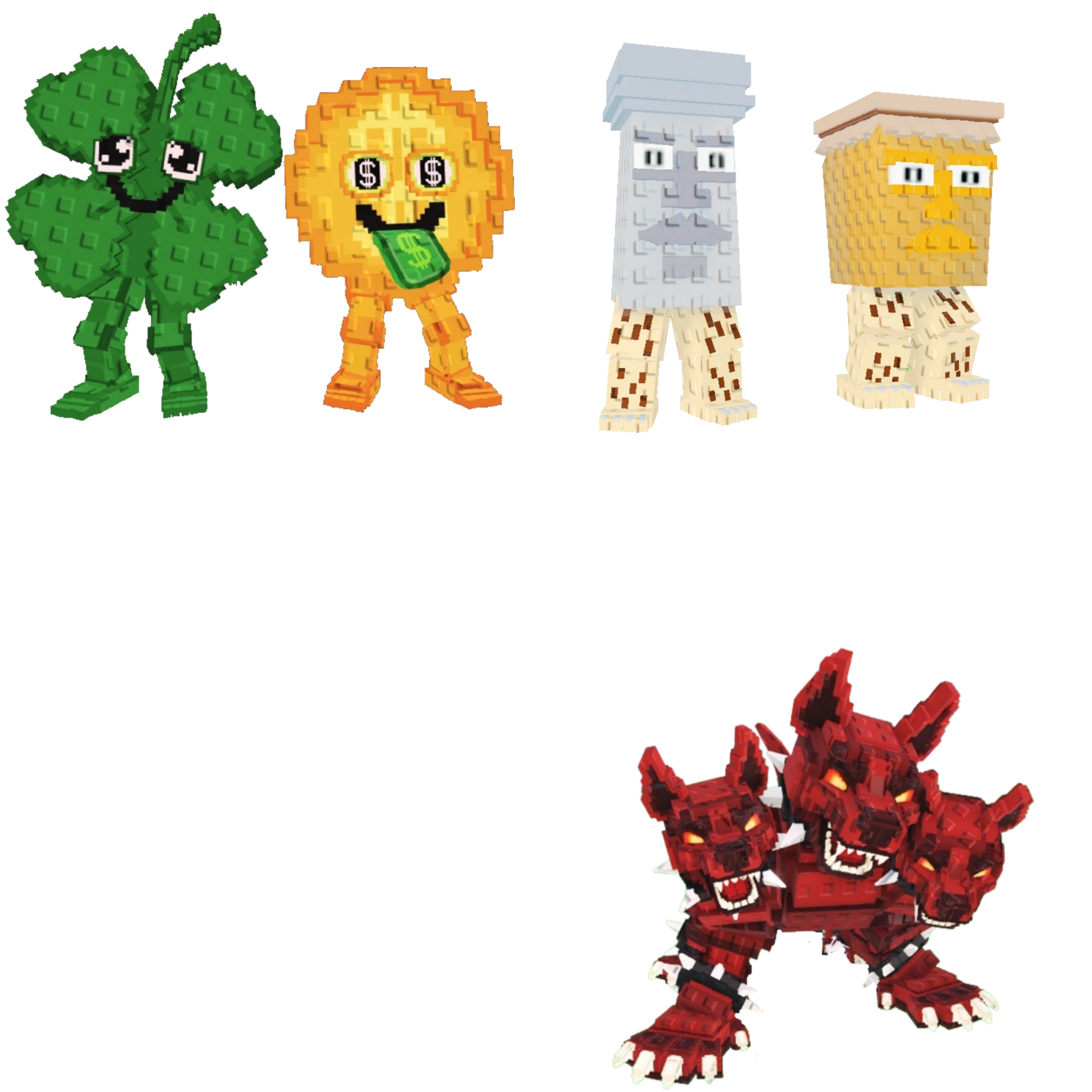 [BUNDLE] - 🦉 1x Fortunu and Cashuru 🦉 1x Cerberus 🦉 1x Garama and Madundung