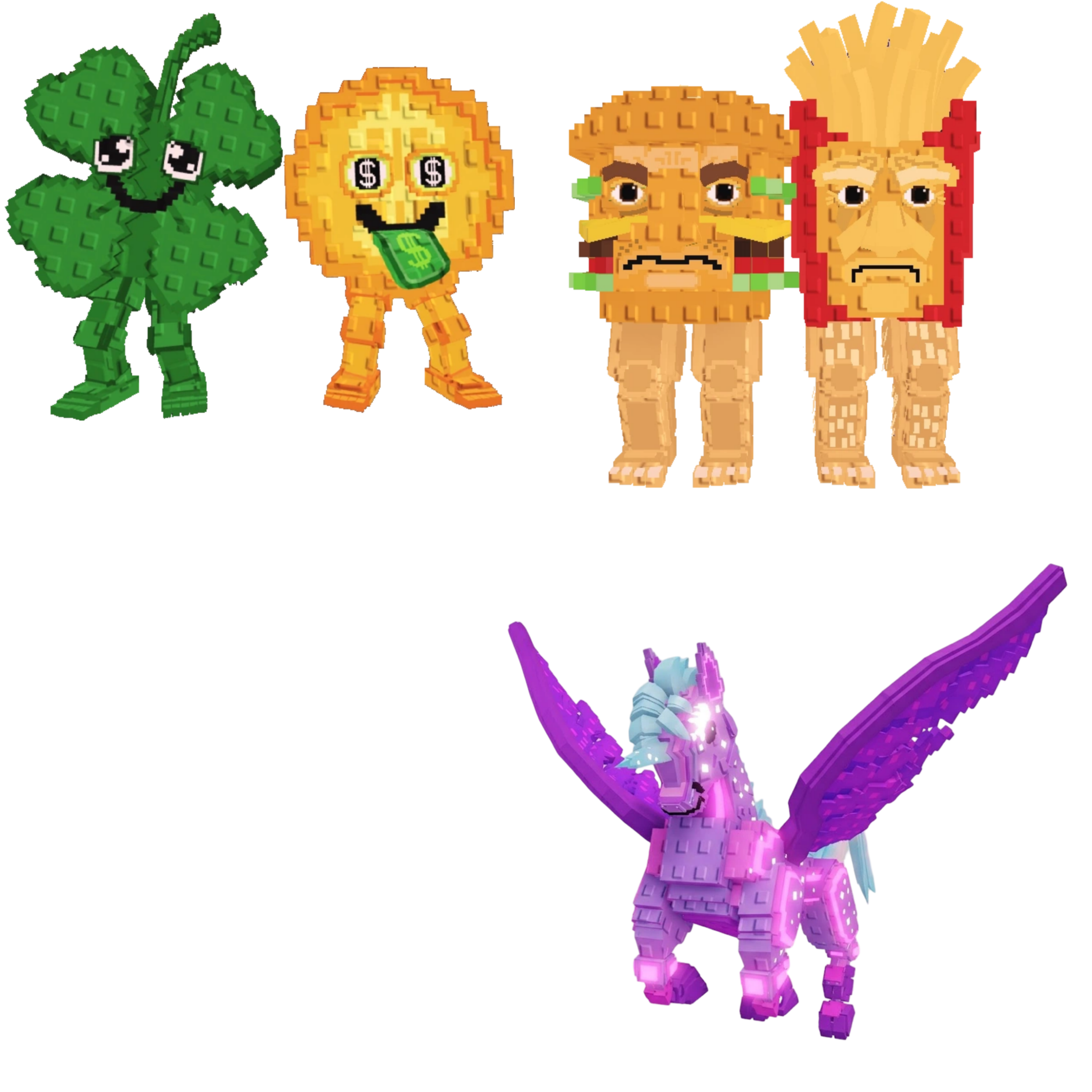 [BUNDLE] - 🐲 1x Fortunu and Cashuru 🐲 1x Celestial Pegasus 🐲 1x Burguro And Fryuro
