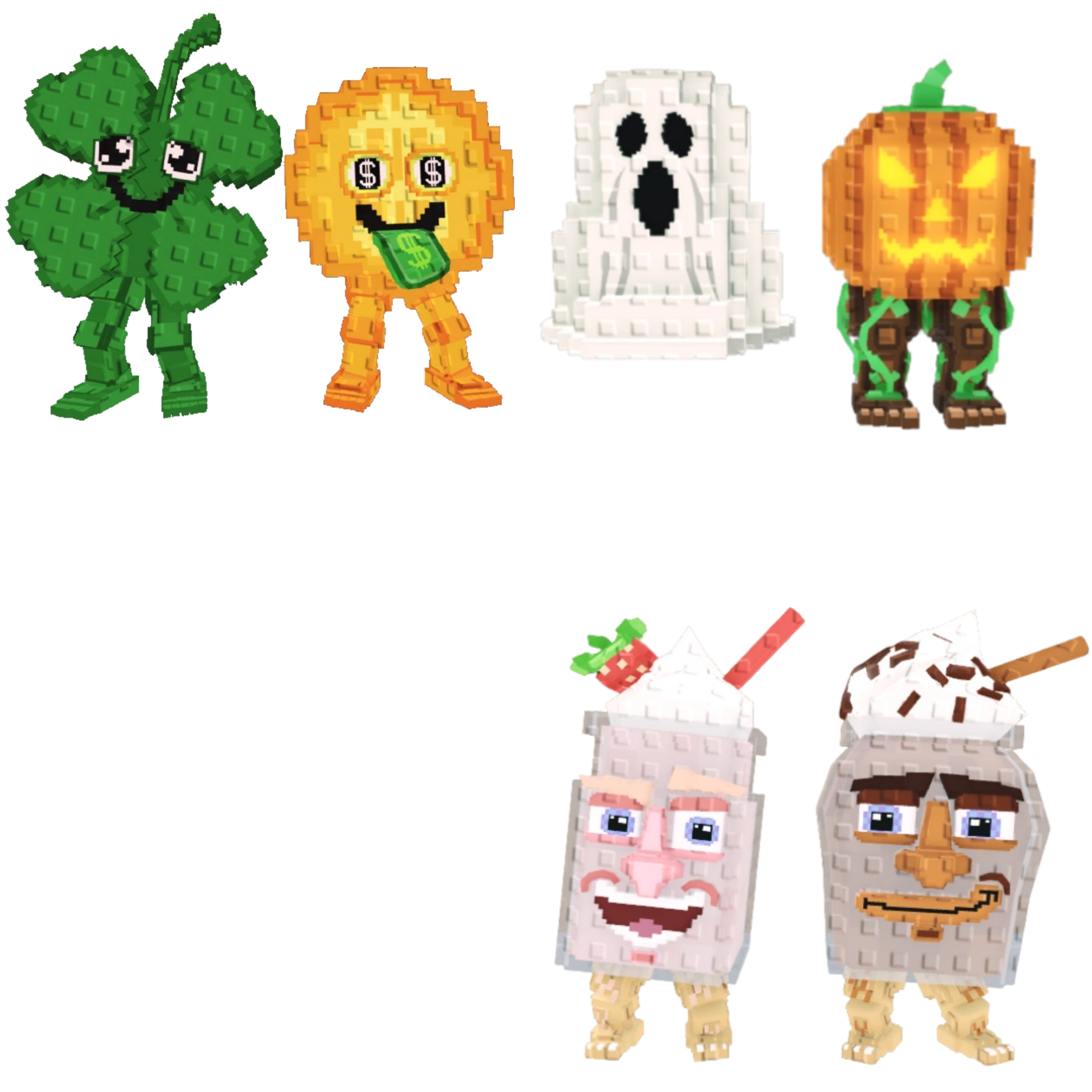 [BUNDLE] - 🦐 1x Fortunu and Cashuru 🦐 1x Spooky and Pumpky 🦐 1x Fragrama and Chocrama