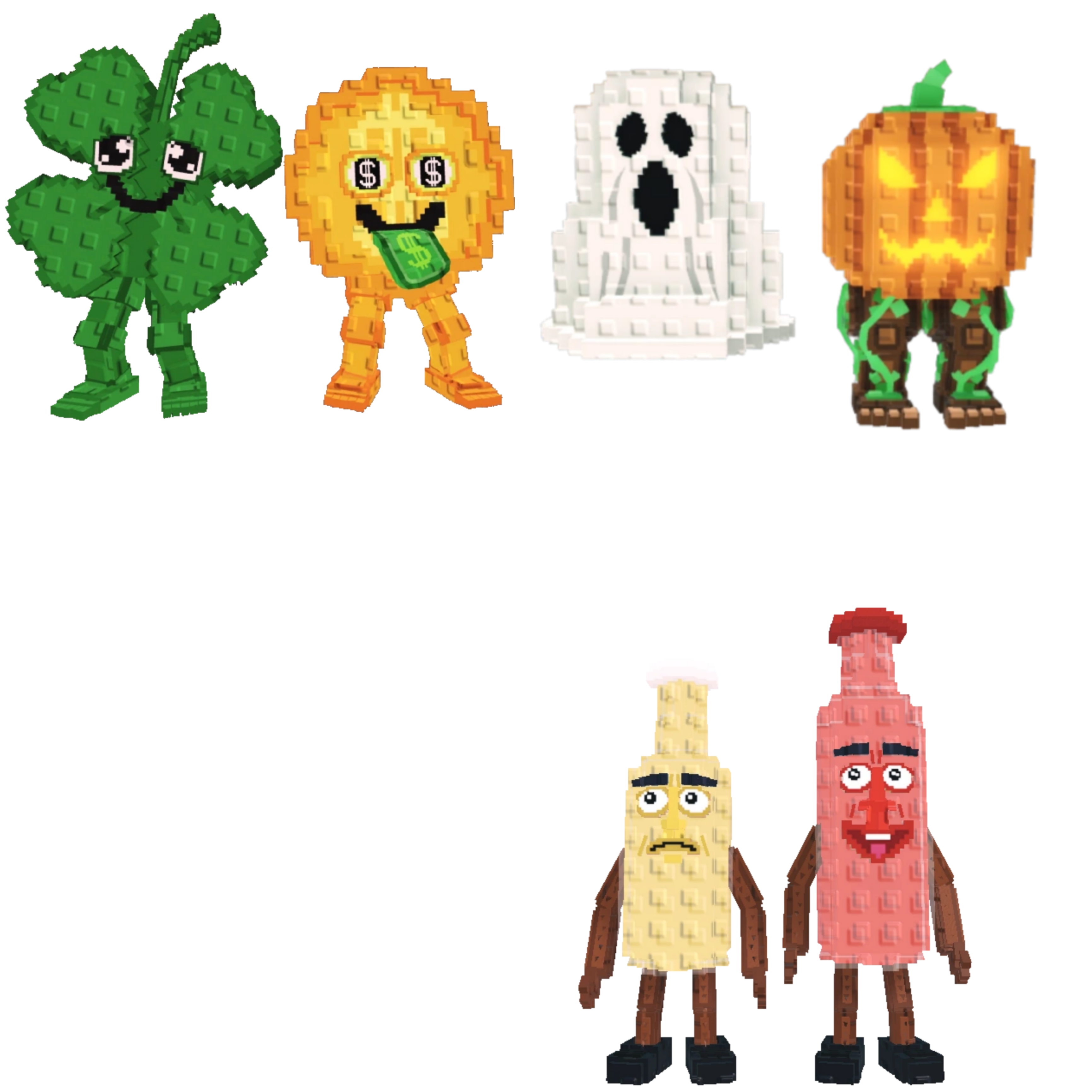 [BUNDLE] - 🌱 1x Fortunu and Cashuru 🌱 1x Spooky and Pumpky 🌱 1x Ketchuru and Musturu