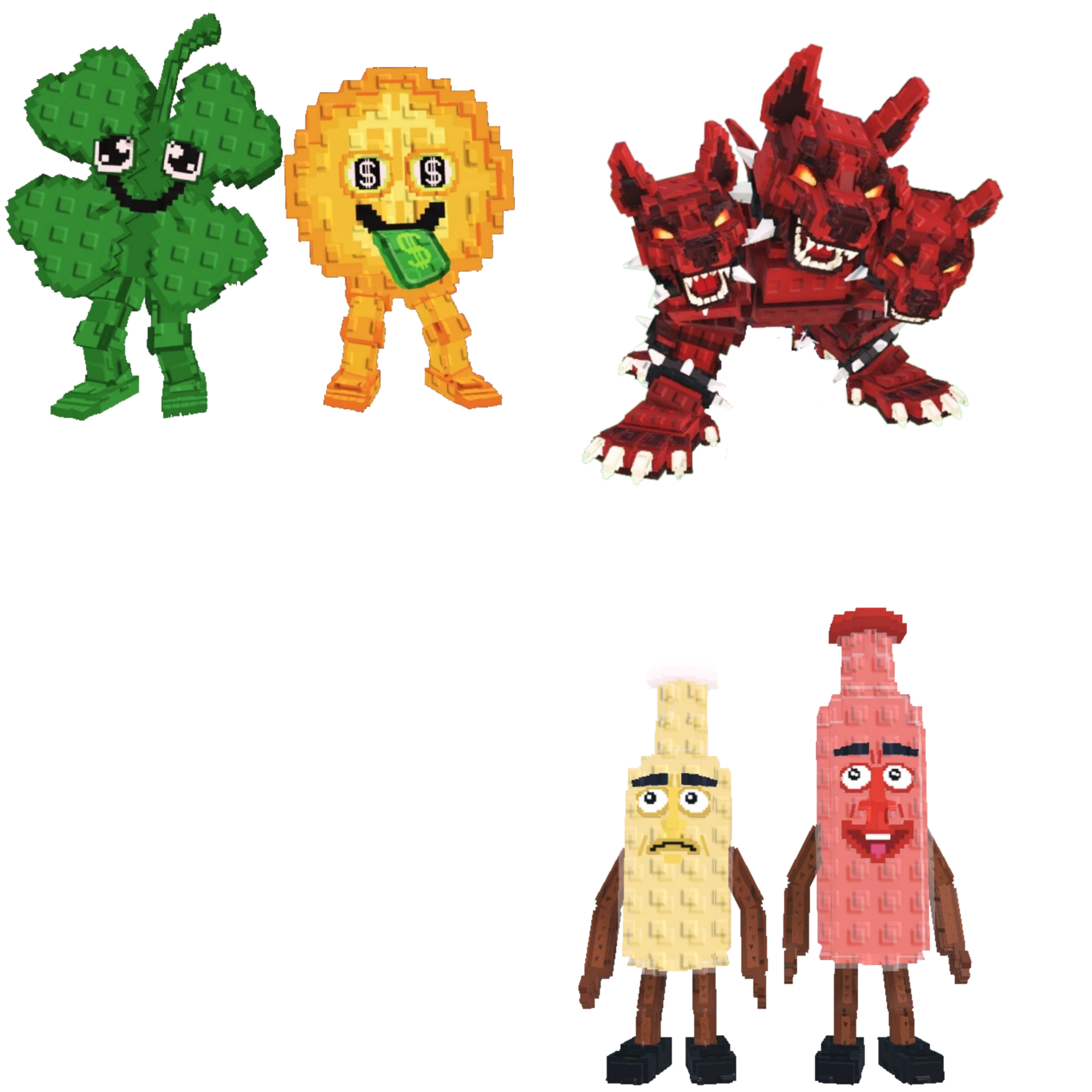 [BUNDLE] - 🌲 1x Fortunu and Cashuru 🌲 1x Cerberus 🌲 1x Ketchuru and Musturu