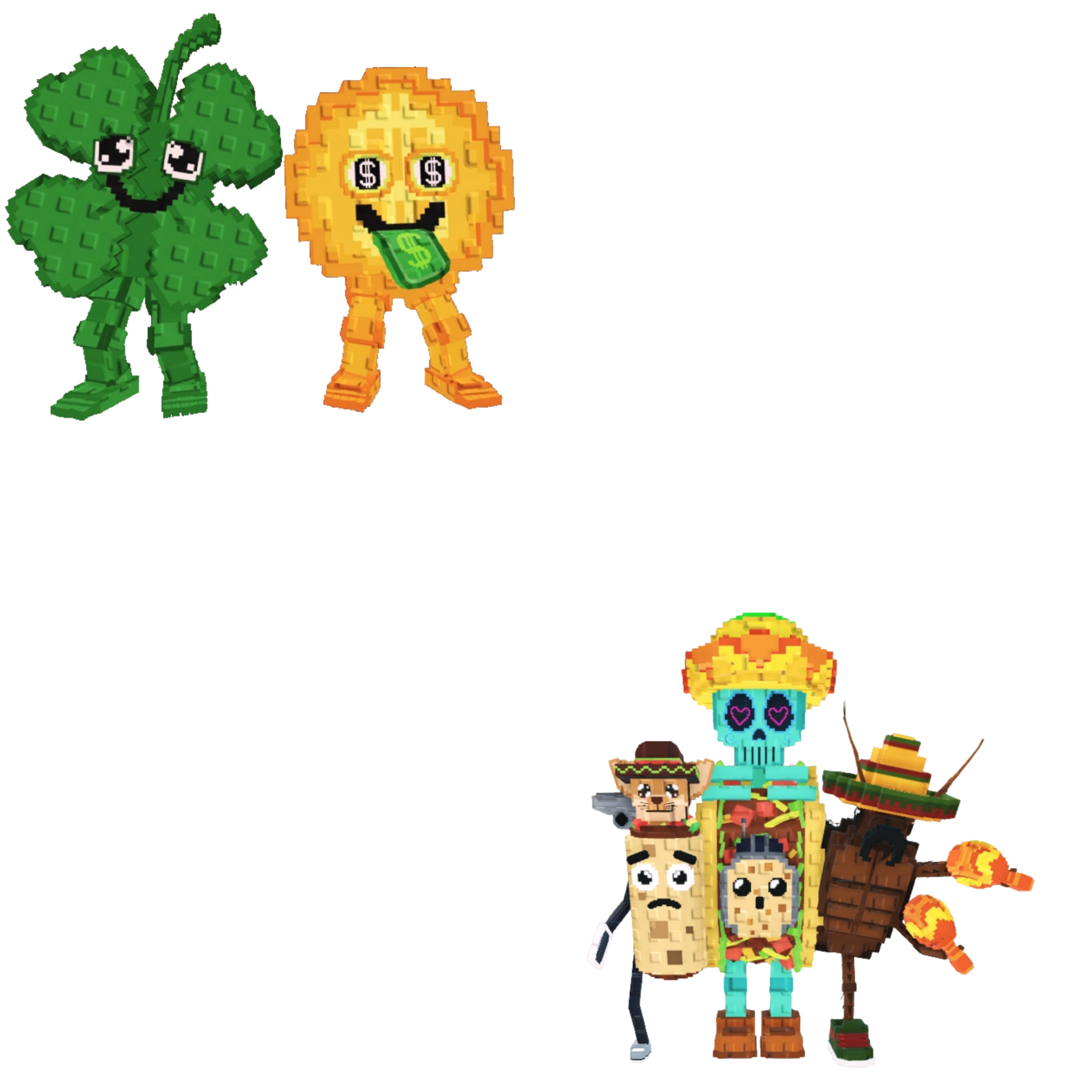 [BUNDLE] - 🌿 1x Fortunu and Cashuru 🌿 1x La Taco Combinasion