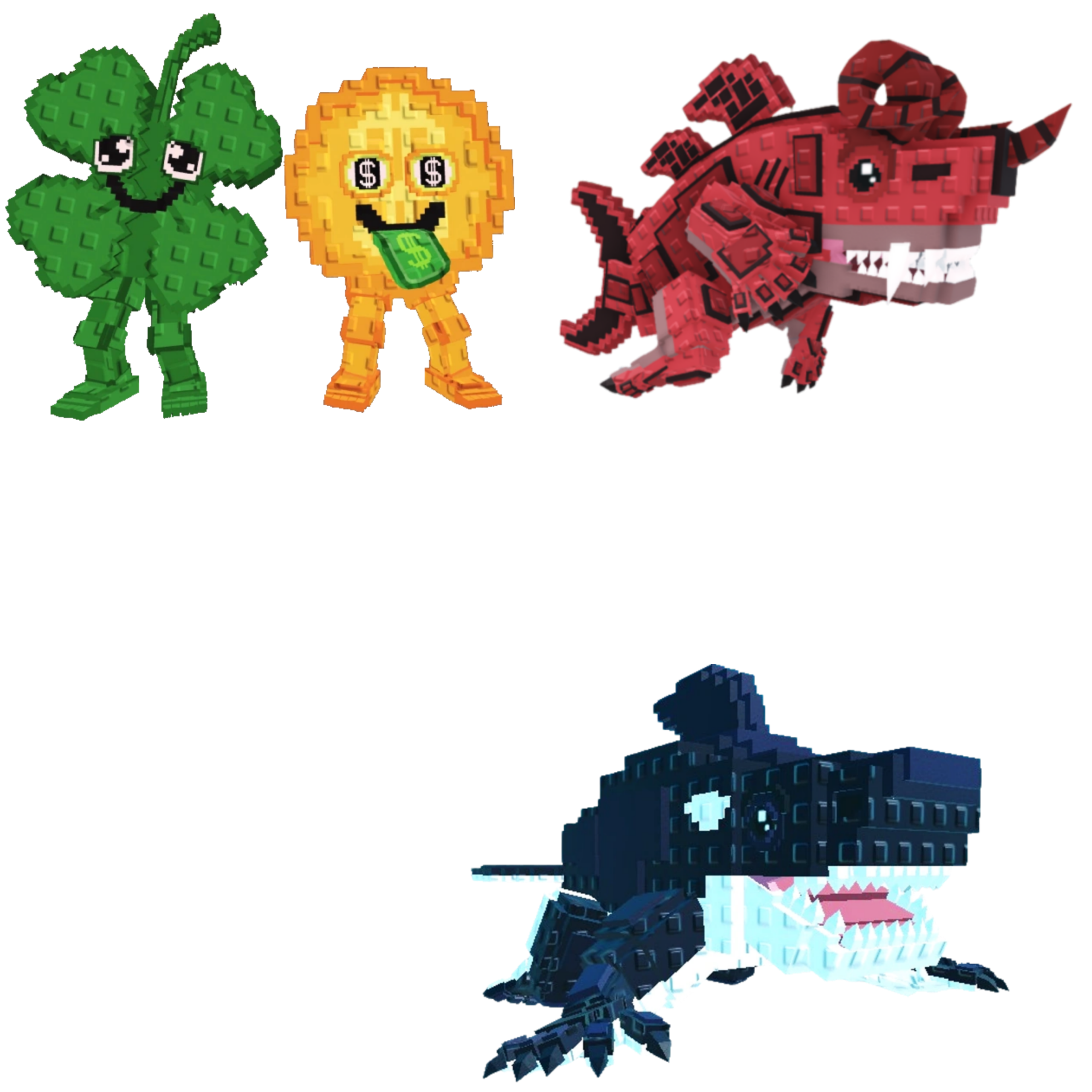 [BUNDLE] - ⛱️ 1x Fortunu and Cashuru ⛱️ 1x Orcaledon ⛱️ 1x Eviledon