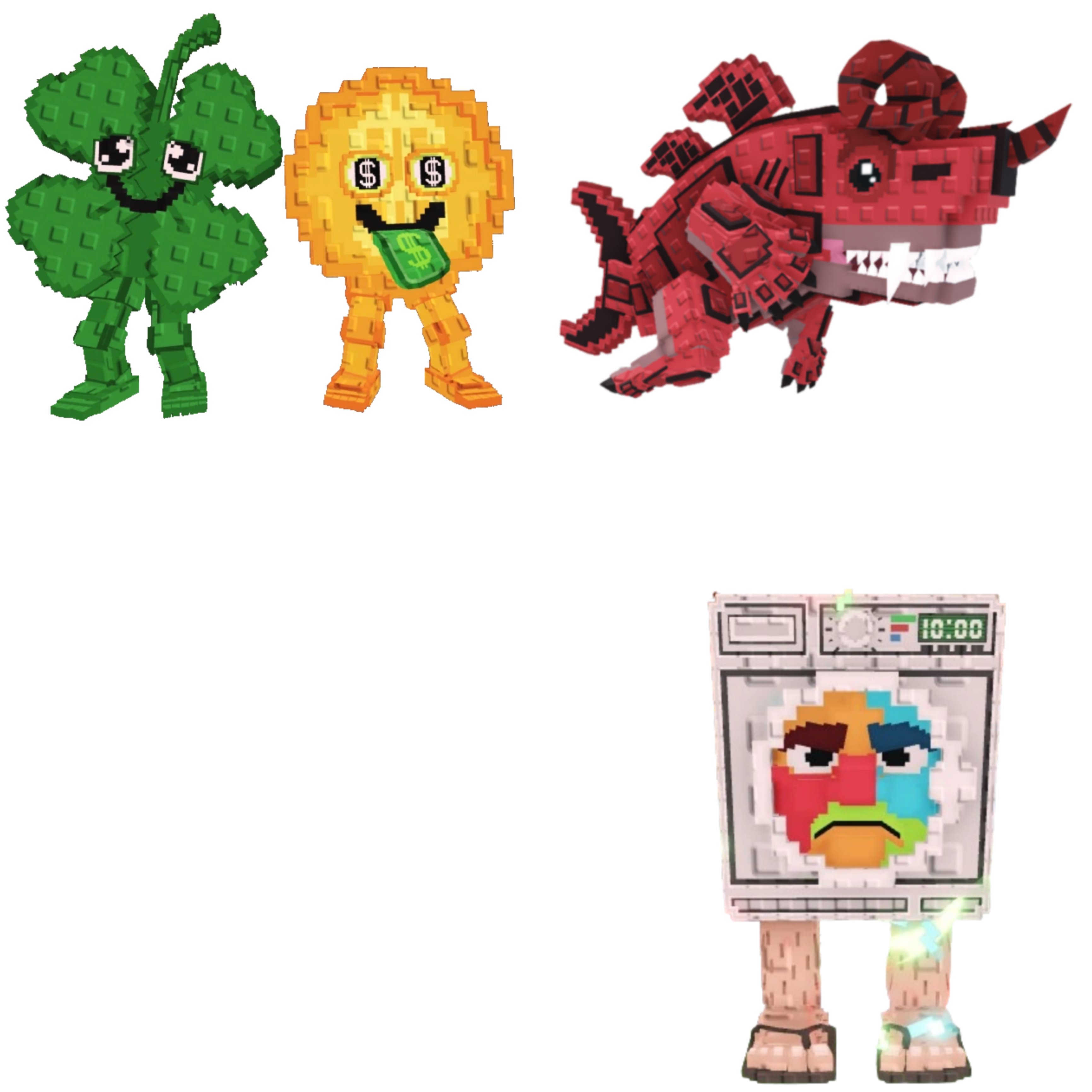 [BUNDLE] - ⛄ 1x Fortunu and Cashuru ⛄ 1x Eviledon ⛄ 1x Lavadorito Spinito