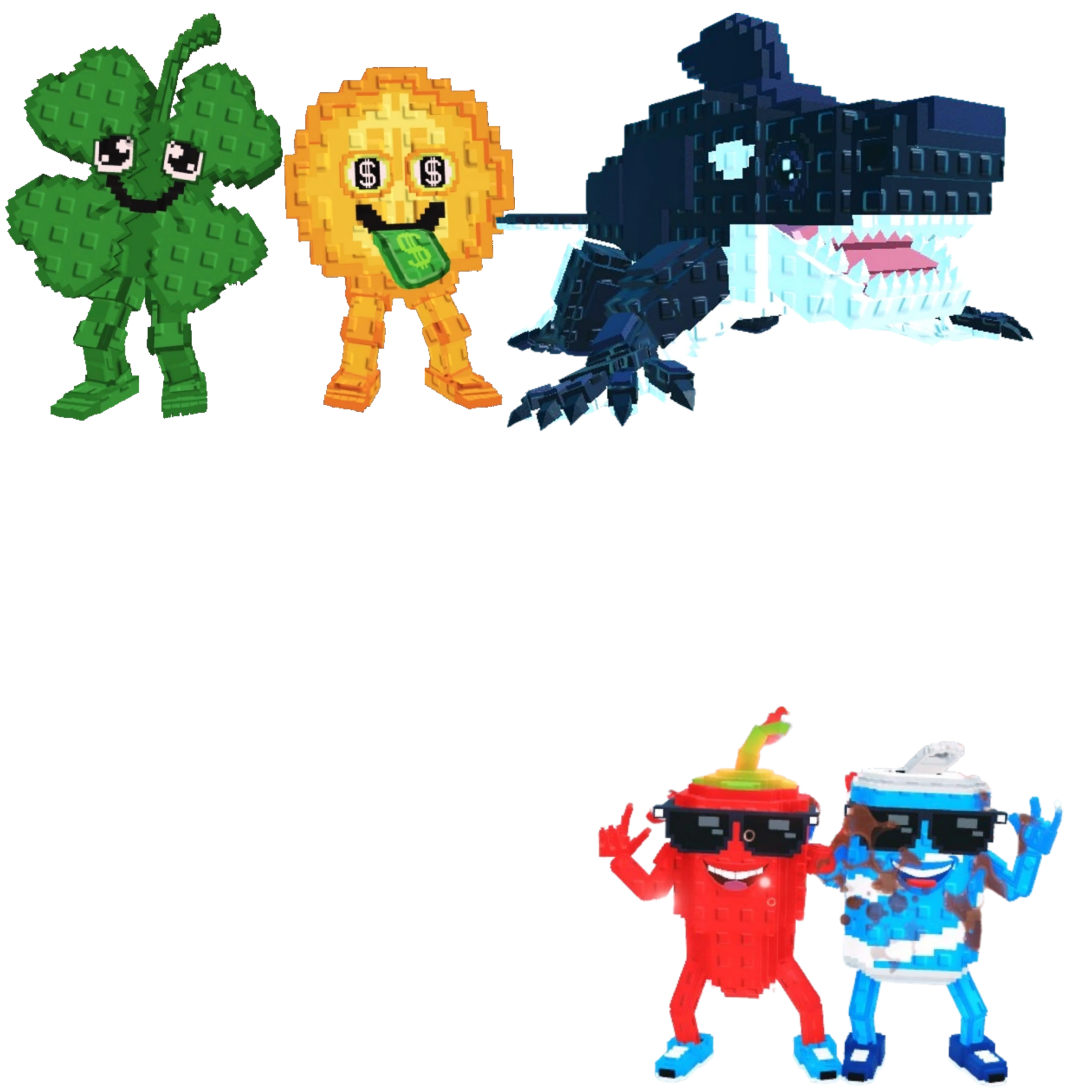 [BUNDLE] - 🍌 1x Fortunu and Cashuru 🍌 1x Orcaledon 🍌 1x Swaggy Bros