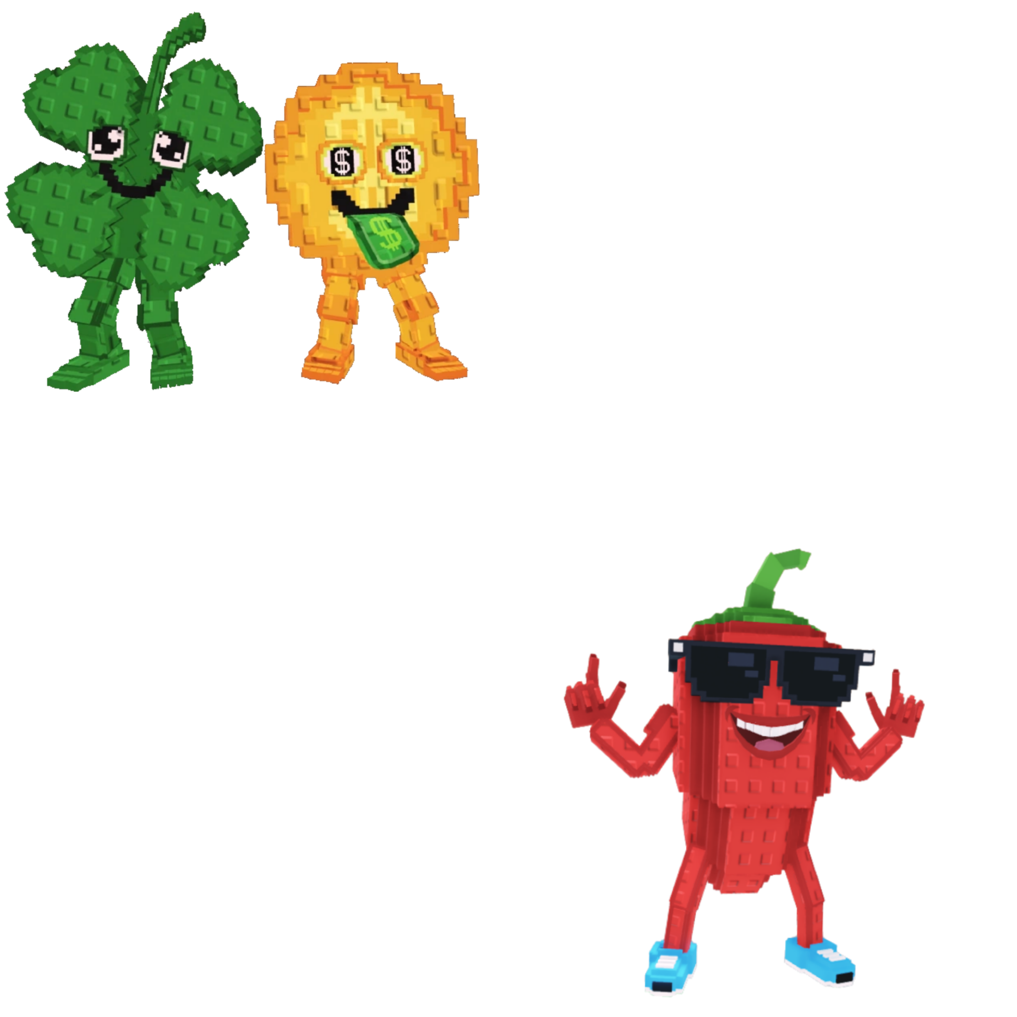 [BUNDLE] - 🍍 1x Fortunu and Cashuru 🍍 1x Chillin Chili