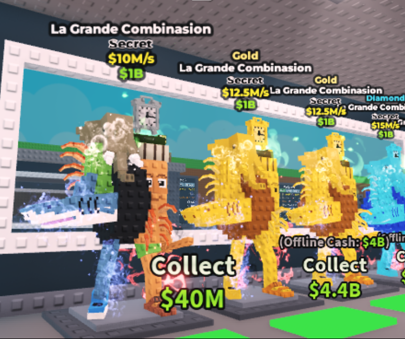 🧩 Grande Combinasion | Brainrot fast and secure 🧩