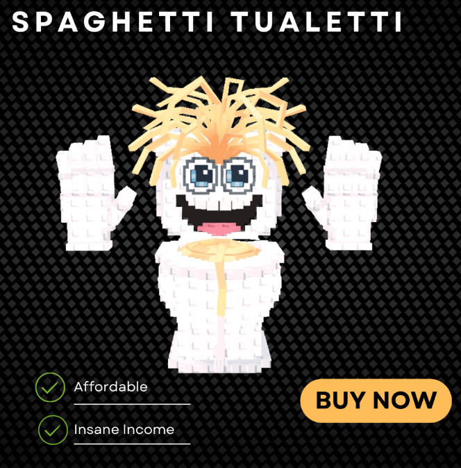 🍝 Spaghetti Tualetti 60M/s fast and secure 🍝