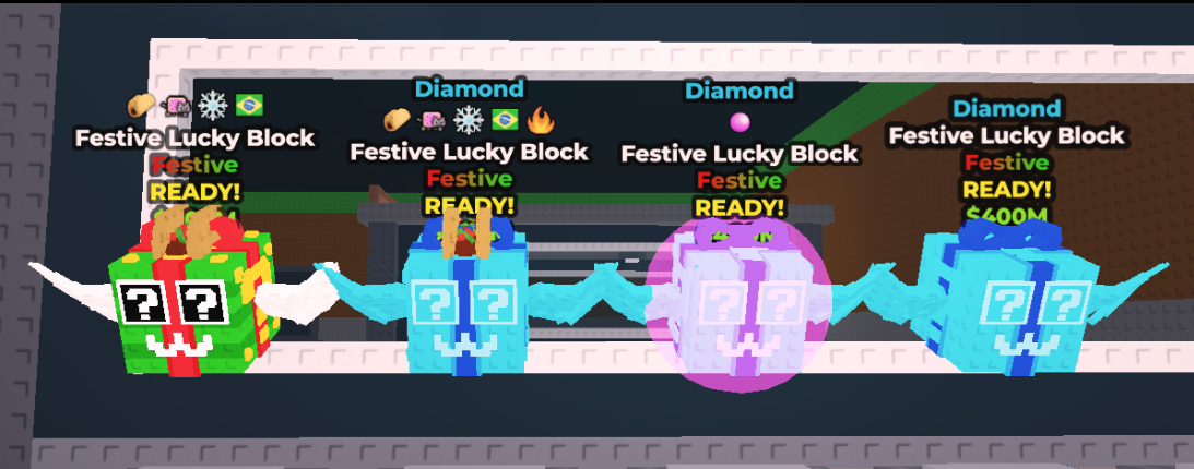 🎊 5 Festive Lucky Block Diamond fast and secure 🎊