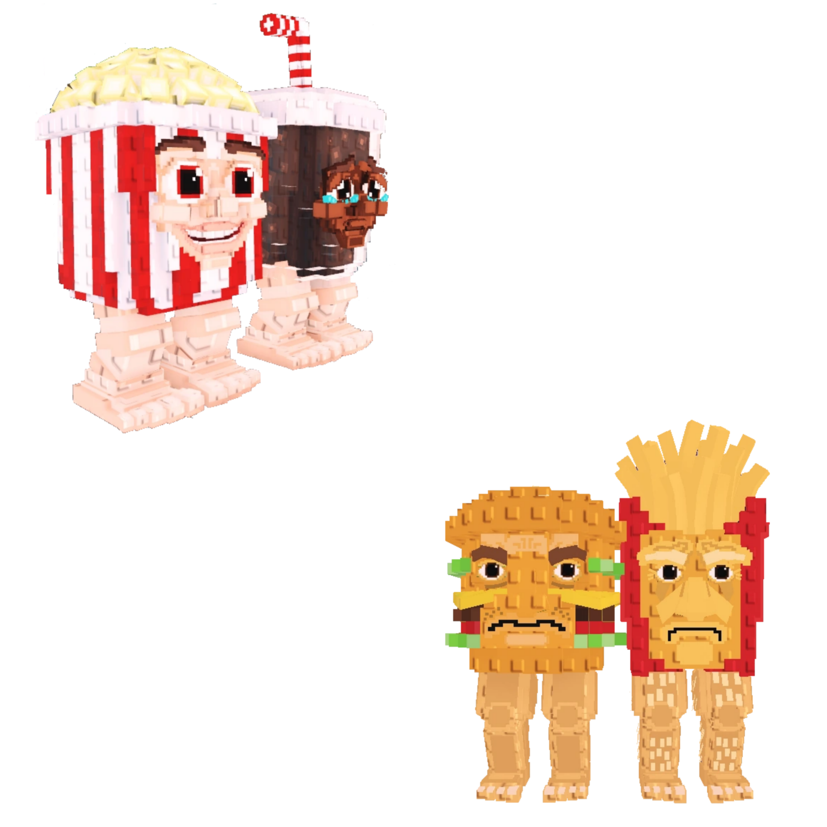 [BUNDLE] - 🍏 1x Popcuru and Fizzuru 🍏 1x Burguro And Fryuro