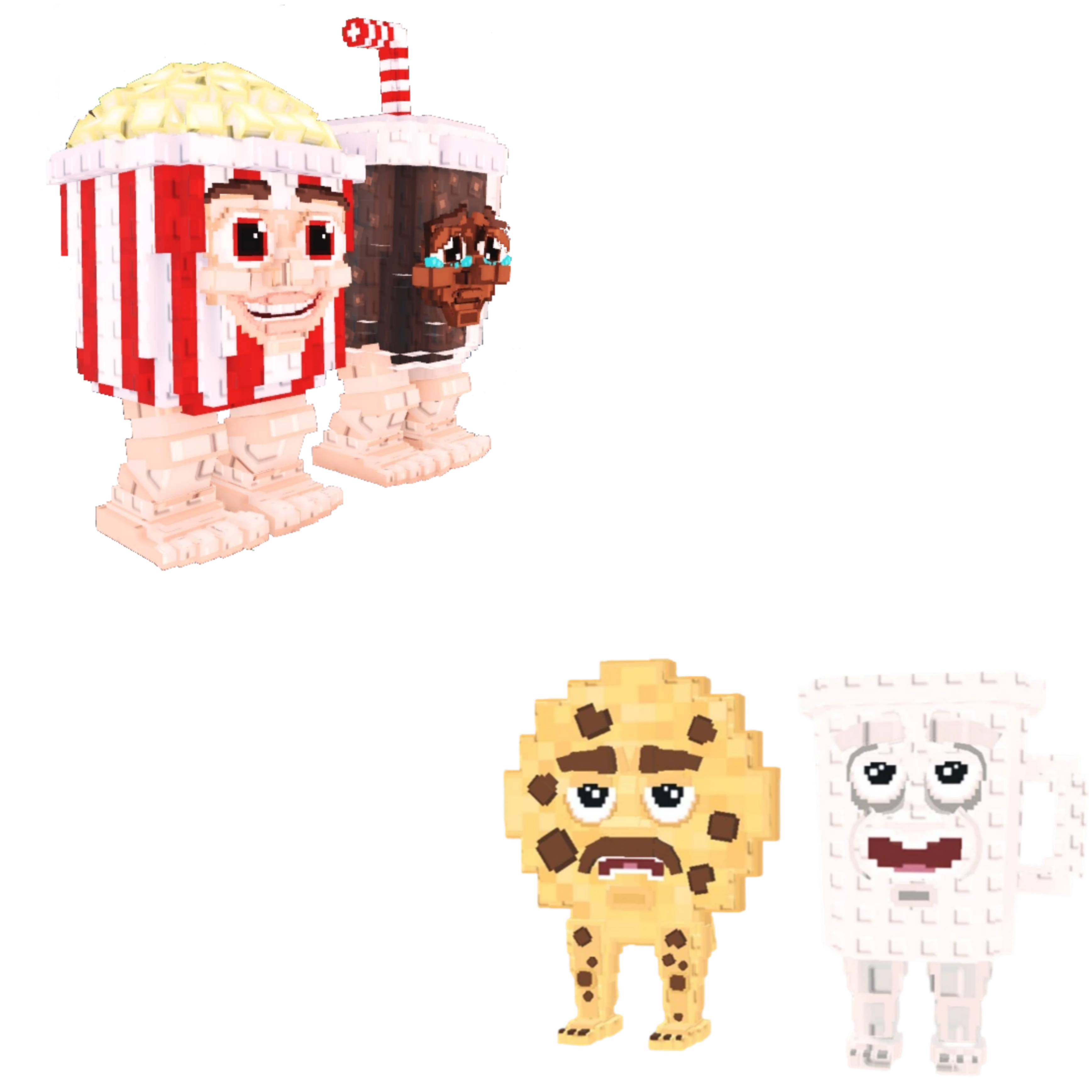 [BUNDLE] - 🍐 1x Popcuru and Fizzuru 🍐 1x Cooki and Milki