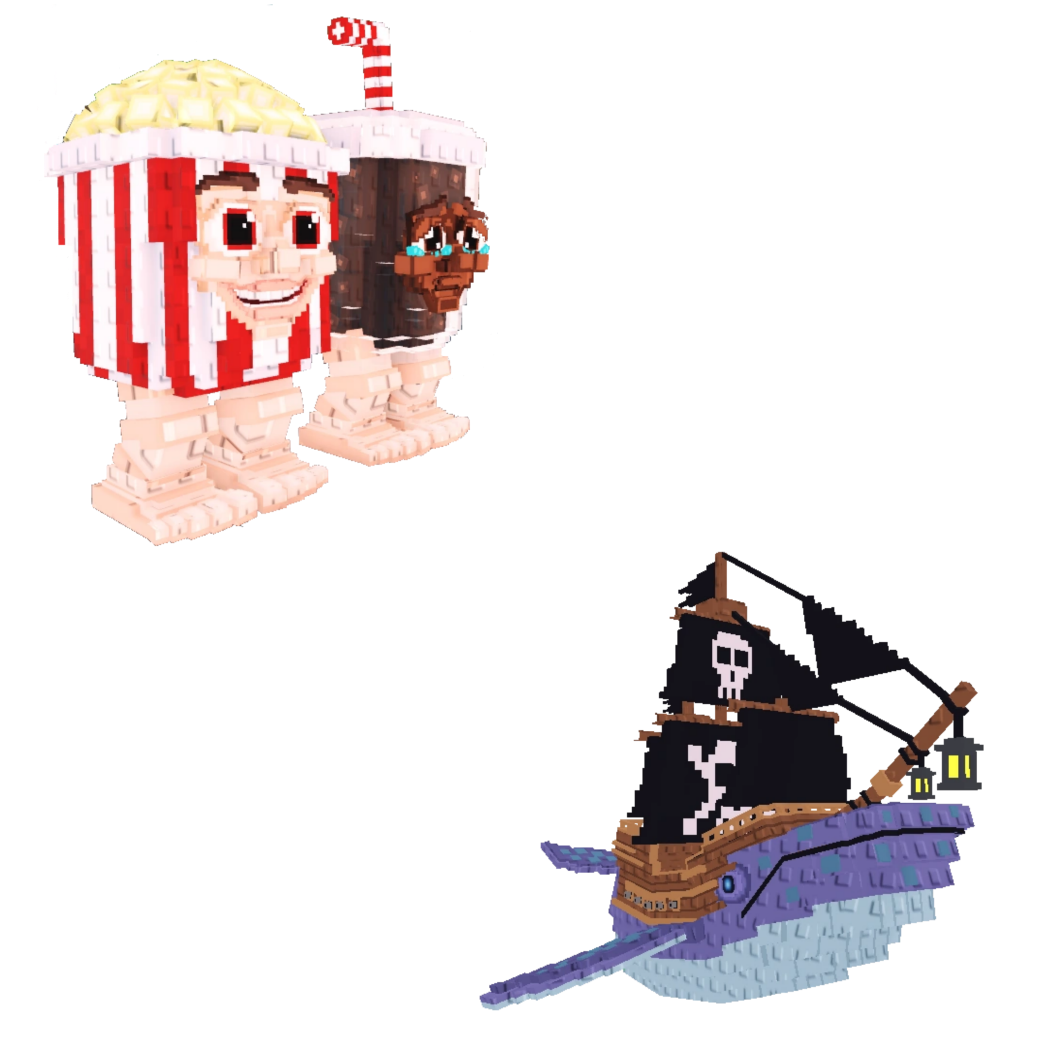 [BUNDLE] - 🍒 1x Popcuru and Fizzuru 🍒 1x Capitano Moby