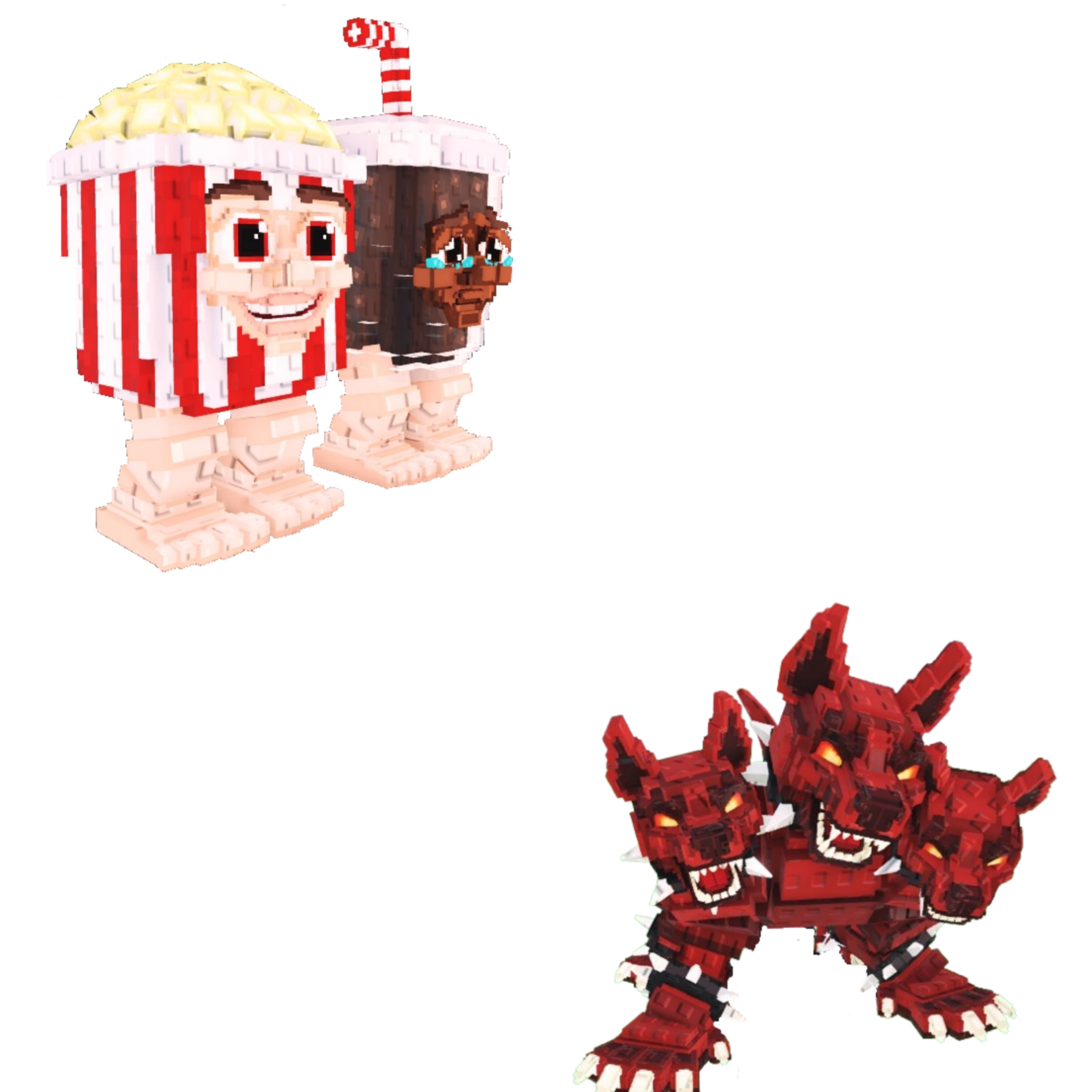 [BUNDLE] - 🥝 1x Popcuru and Fizzuru 🥝 1x Cerberus