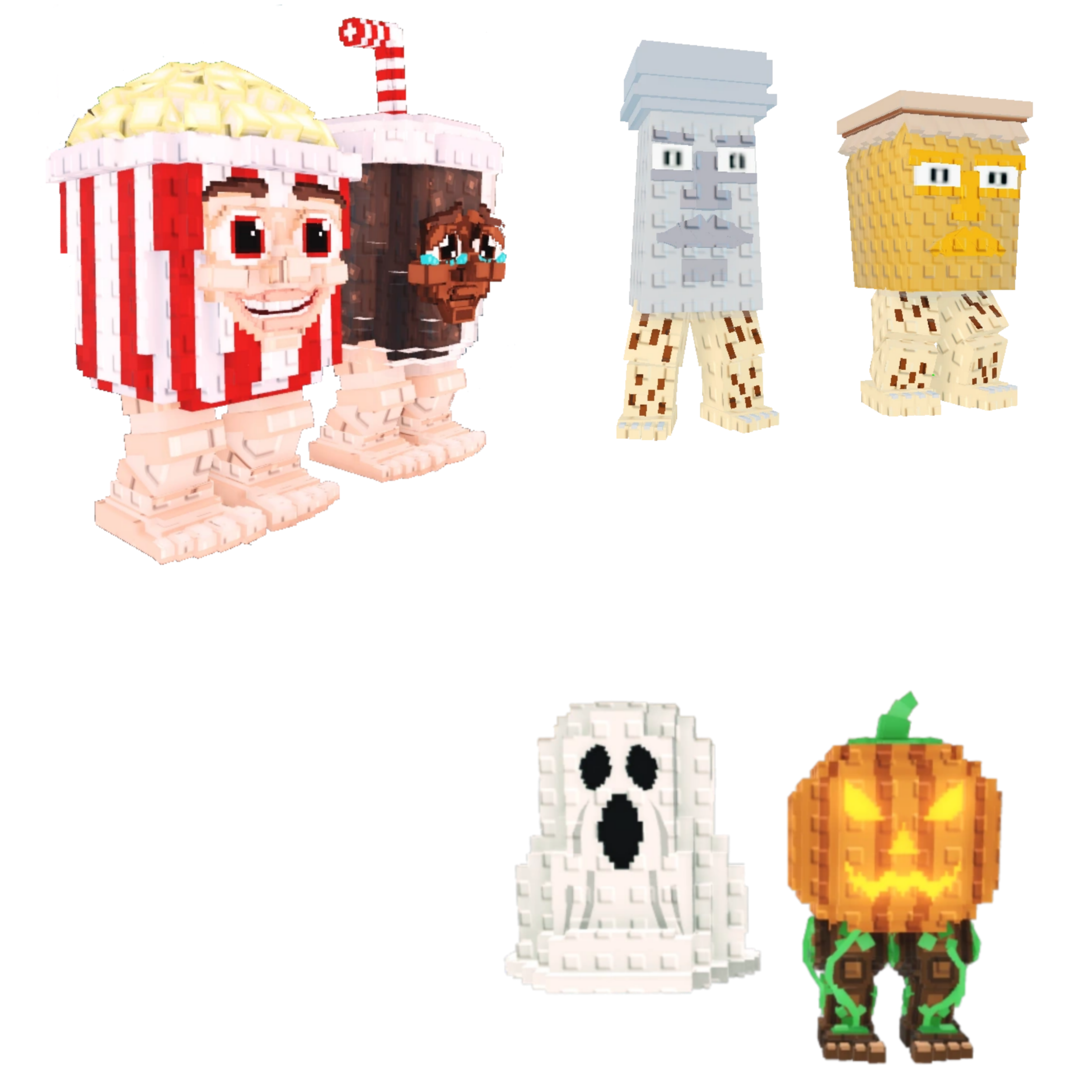 [BUNDLE] - 🥔 1x Popcuru and Fizzuru 🥔 1x Spooky and Pumpky 🥔 1x Garama and Madundung