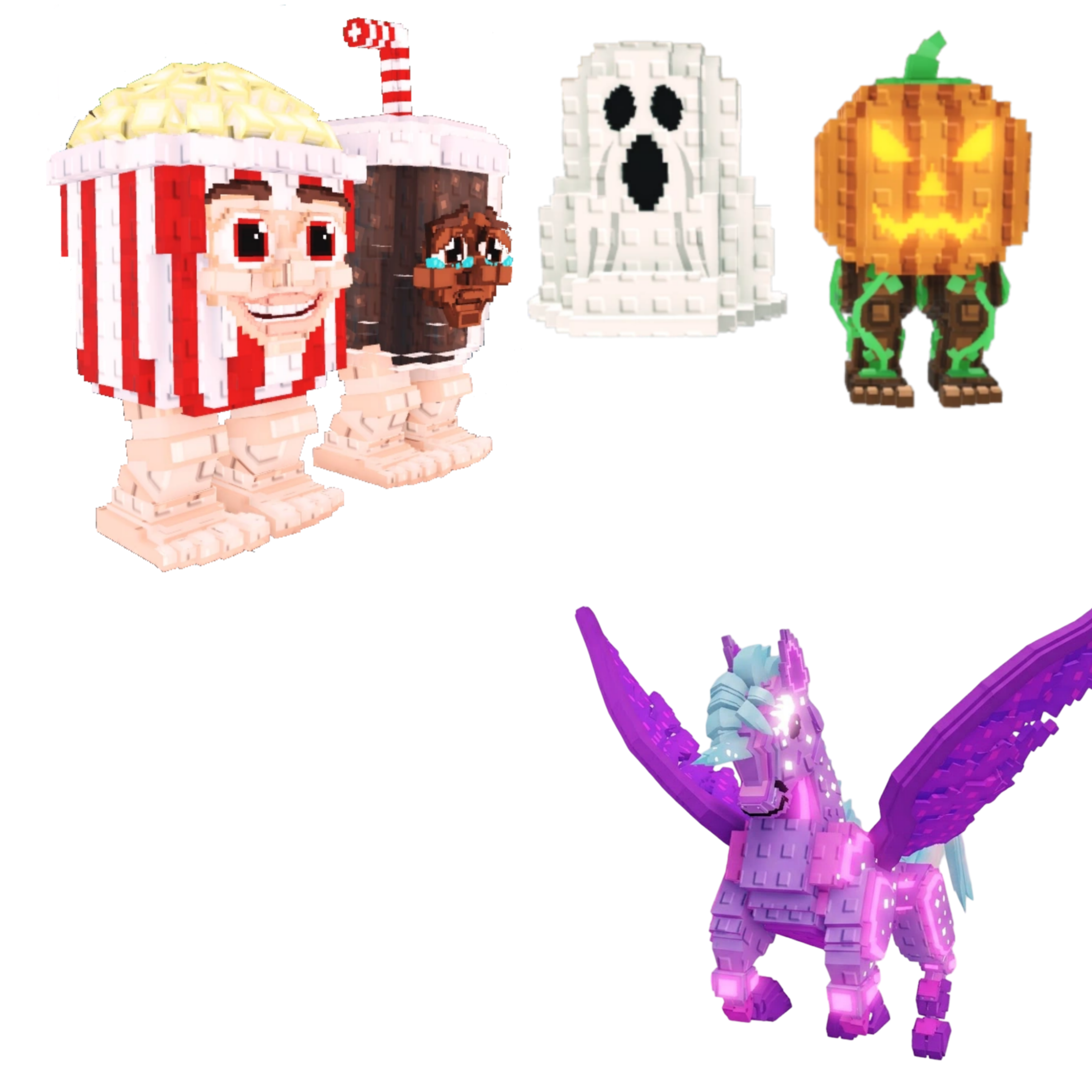 [BUNDLE] - 🥓 1x Popcuru and Fizzuru 🥓 1x Spooky and Pumpky 🥓 1x Celestial Pegasus
