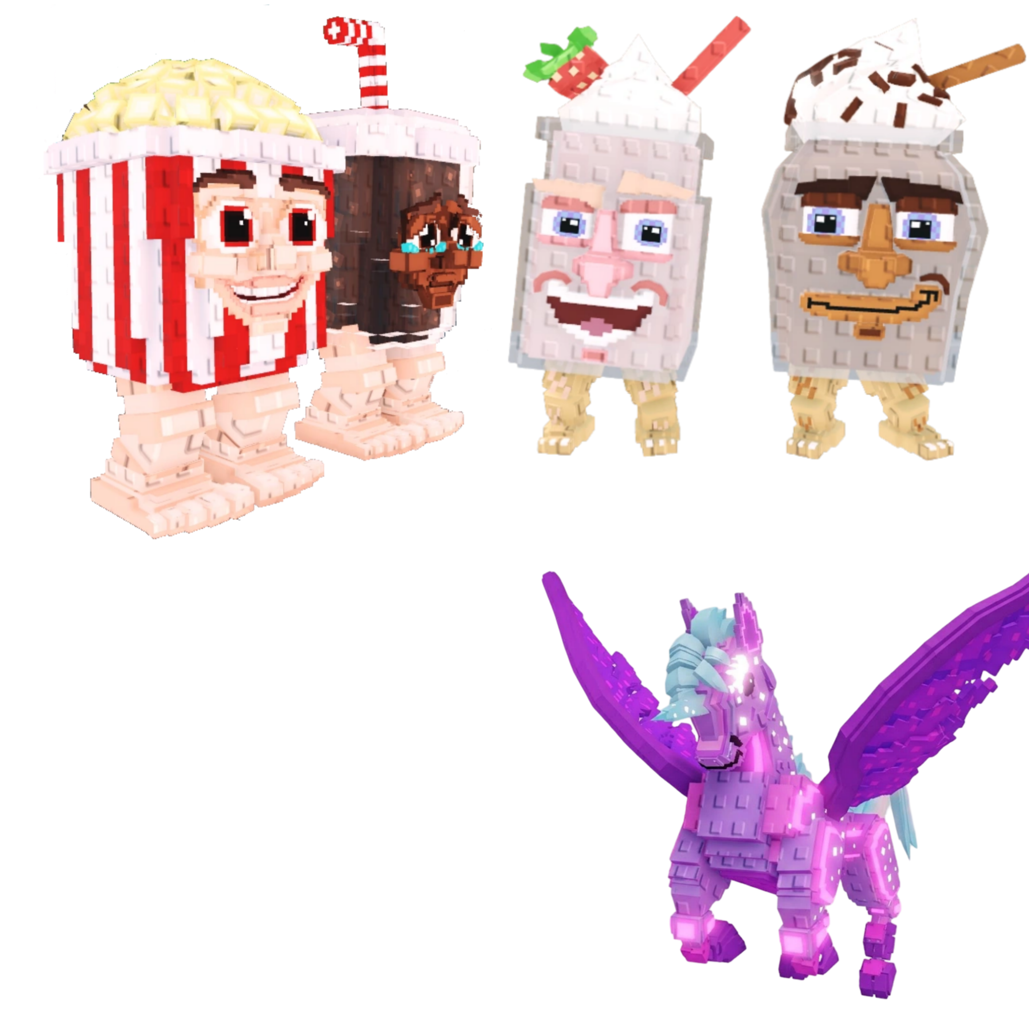 [BUNDLE] - 🌯 1x Popcuru and Fizzuru 🌯 1x Fragrama and Chocrama 🌯 1x Celestial Pegasus