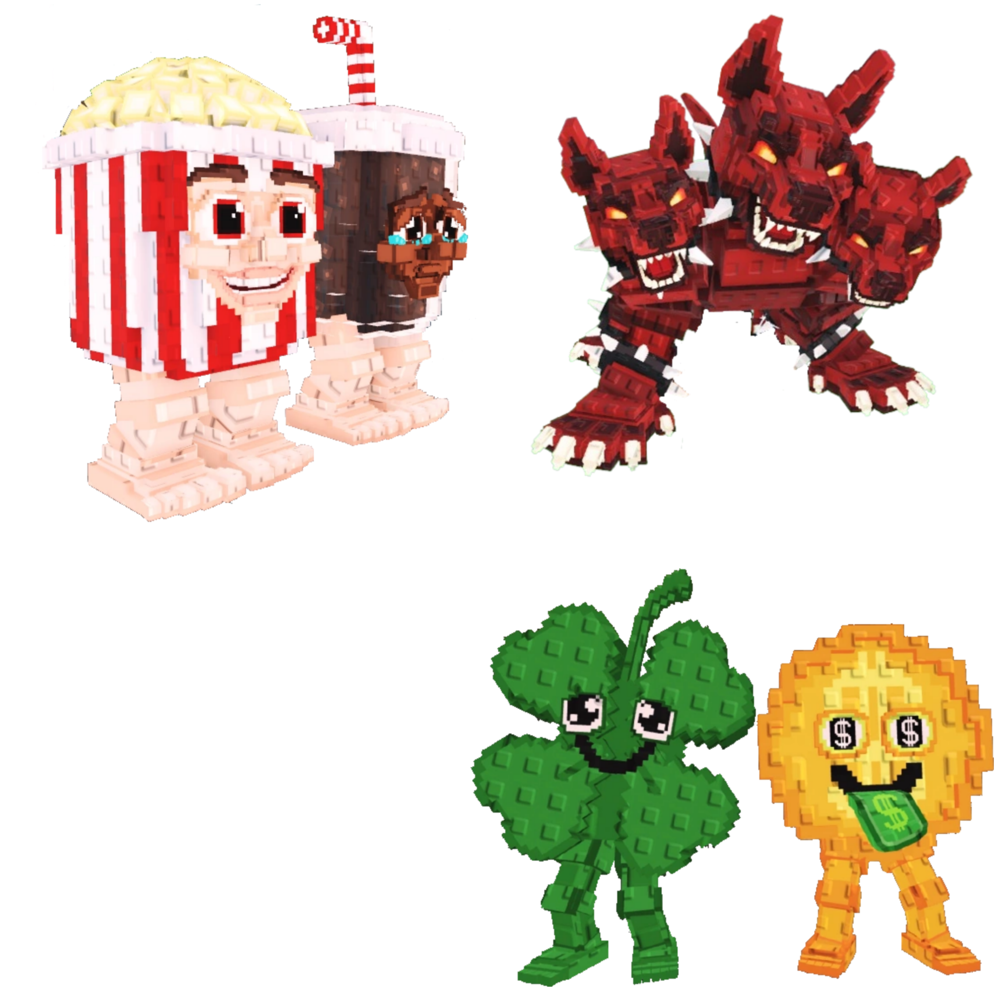[BUNDLE] - 🍳 1x Popcuru and Fizzuru 🍳 1x Cerberus 🍳 1x Fortunu and Cashuru