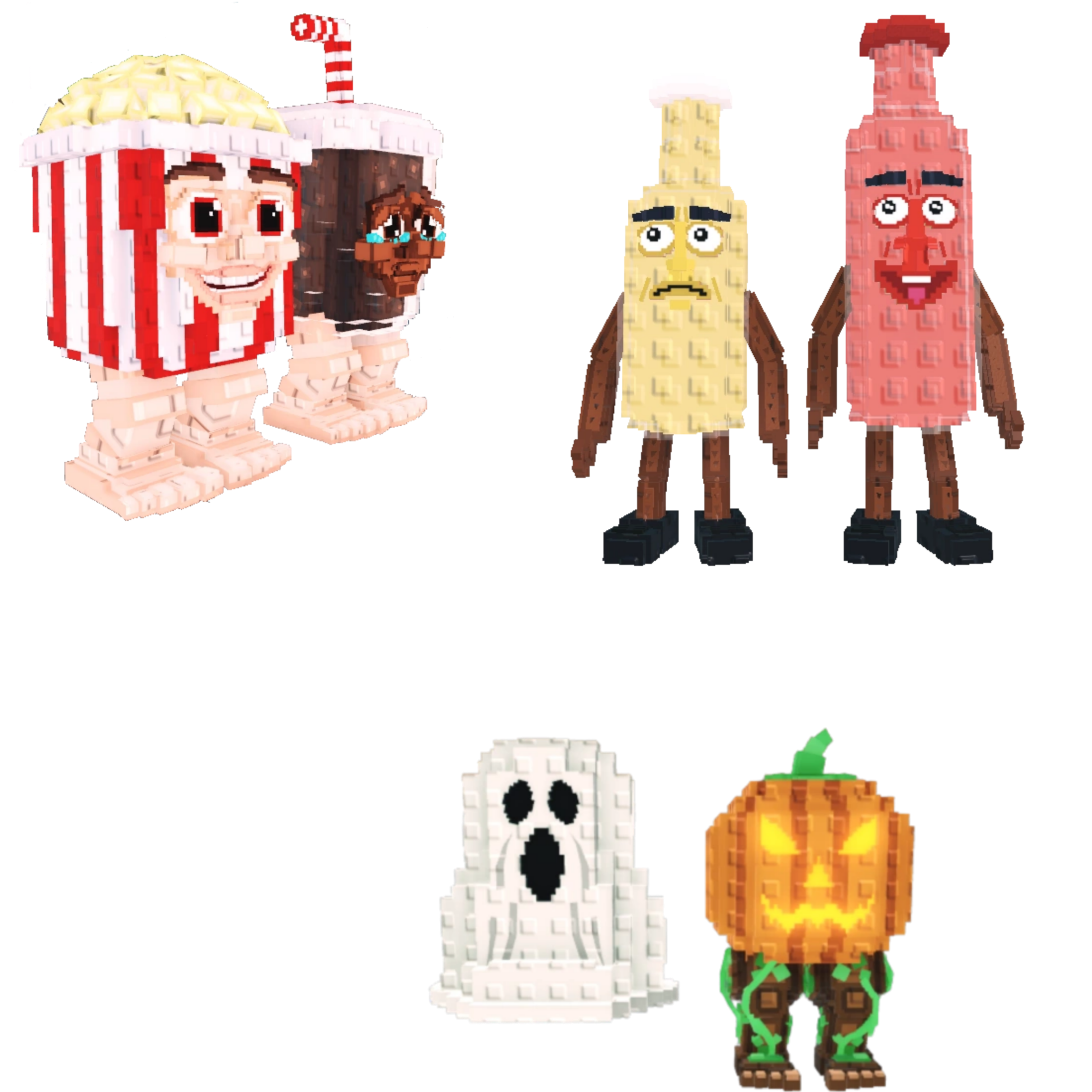 [BUNDLE] - 🥫 1x Popcuru and Fizzuru 🥫 1x  Spooky and Pumpky 🥫 1x Ketchuru and Musturu