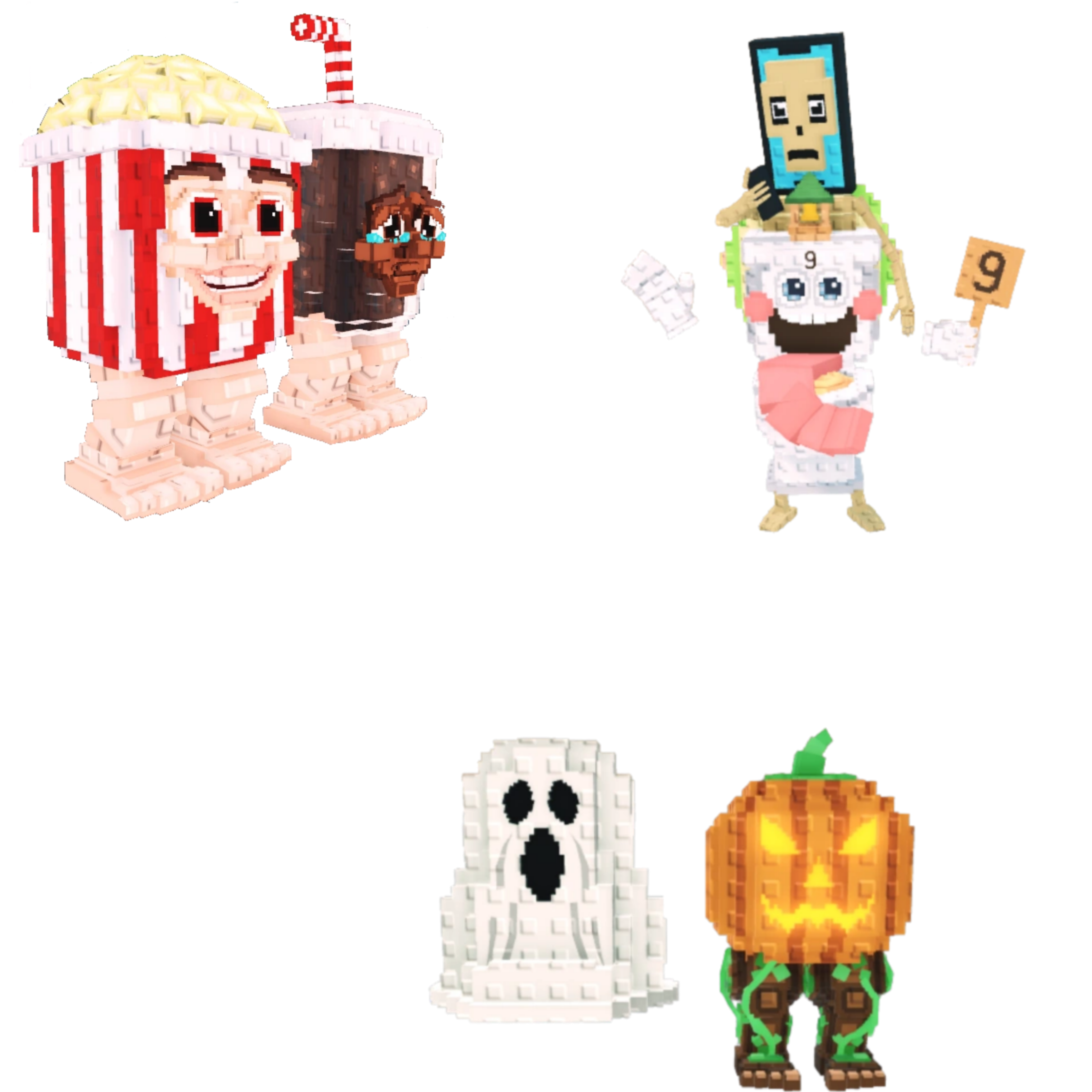 [BUNDLE] - 🍣 1x Popcuru and Fizzuru 🍣 1x Spooky and Pumpky 🍣 1x La Secret Combinasion