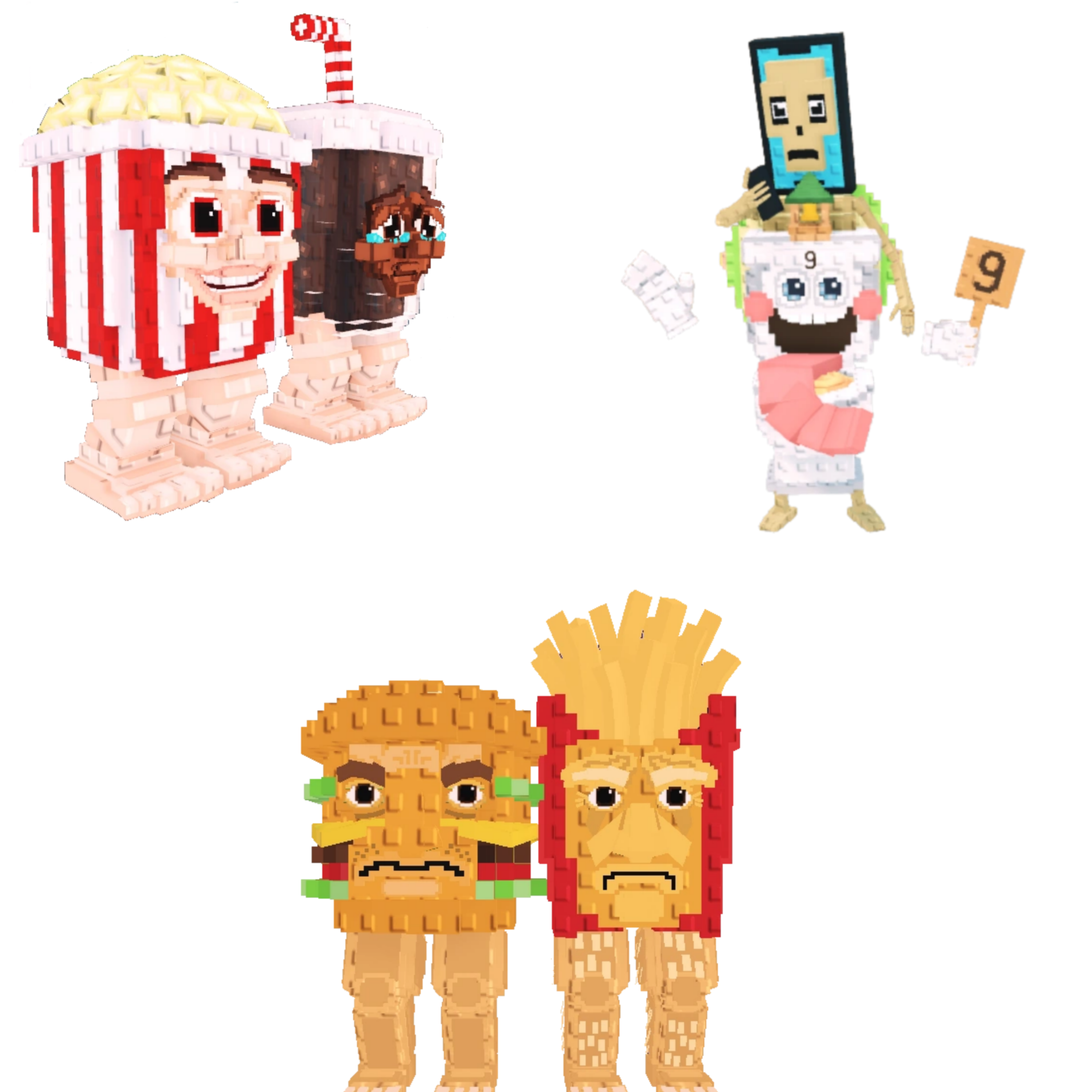 [BUNDLE] - 🍥 1x Popcuru and Fizzuru 🍥 1x La Secret Combinasion 🍥 1x Burguro And Fryuro