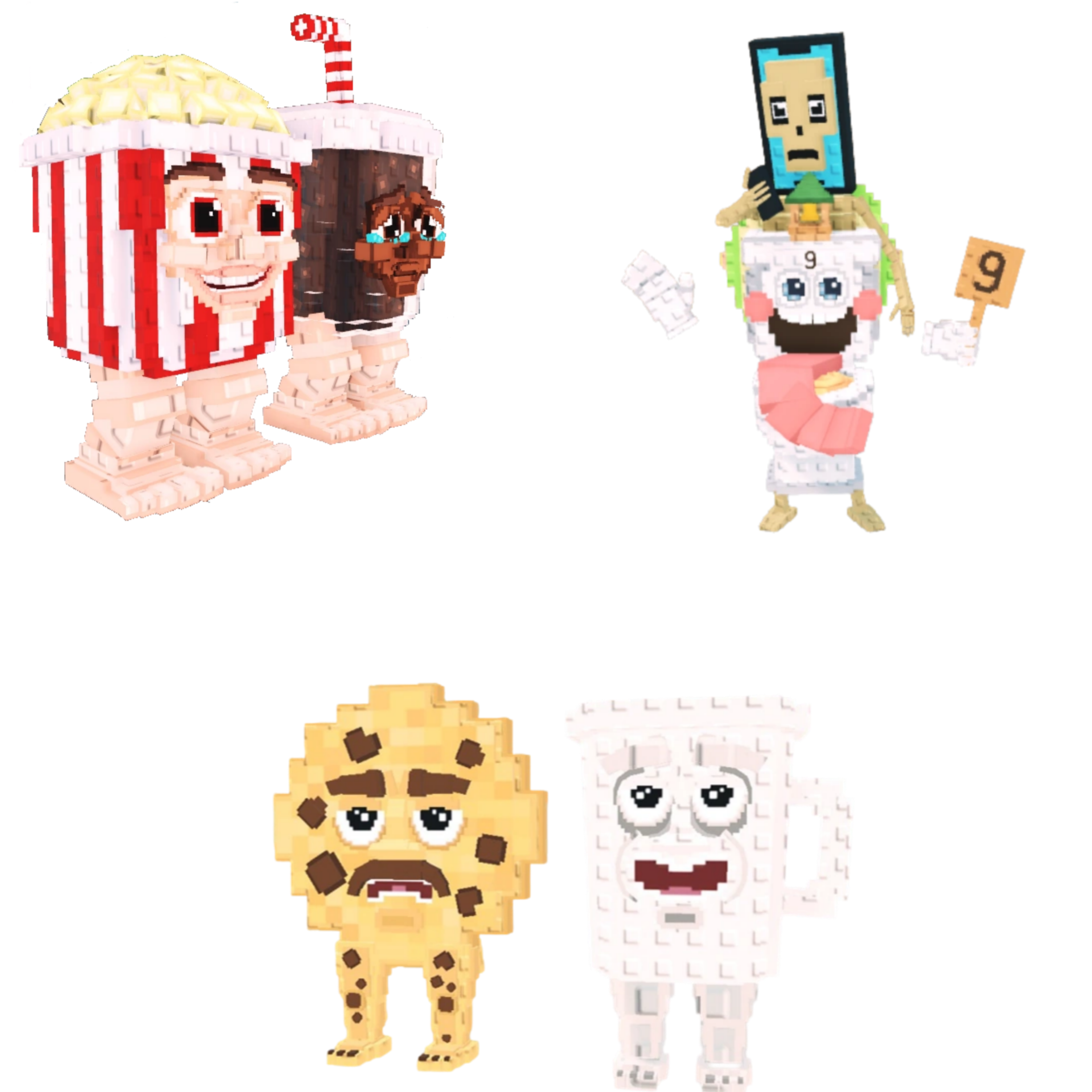 [BUNDLE] - 🥮 1x Popcuru and Fizzuru 🥮 1x La Secret Combinasion 🥮 1x Cooki and Milki