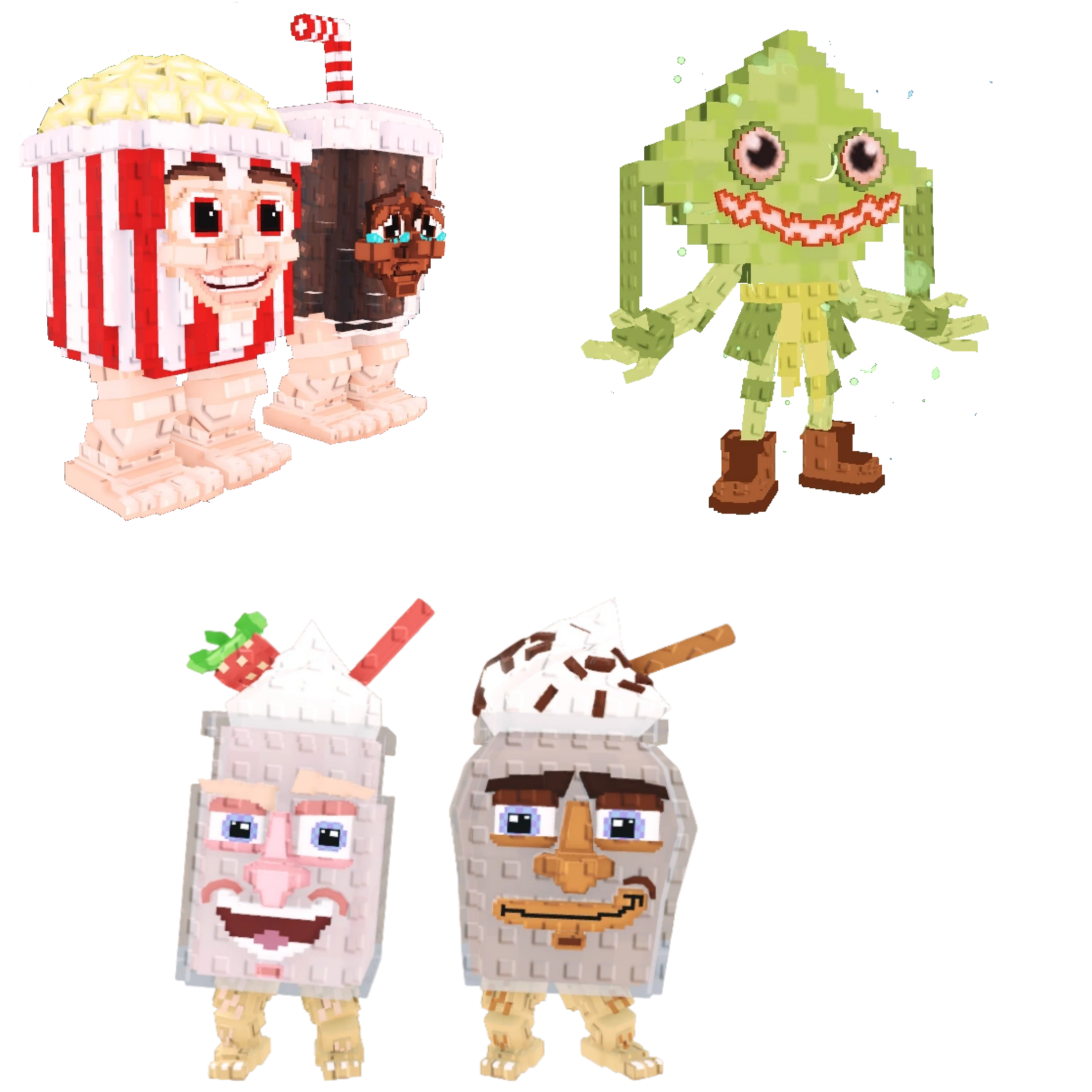 [BUNDLE] - 🍰 1x Popcuru and Fizzuru 🍰 1x Fragrama and Chocrama 🍰 1x Ketupat Kepat