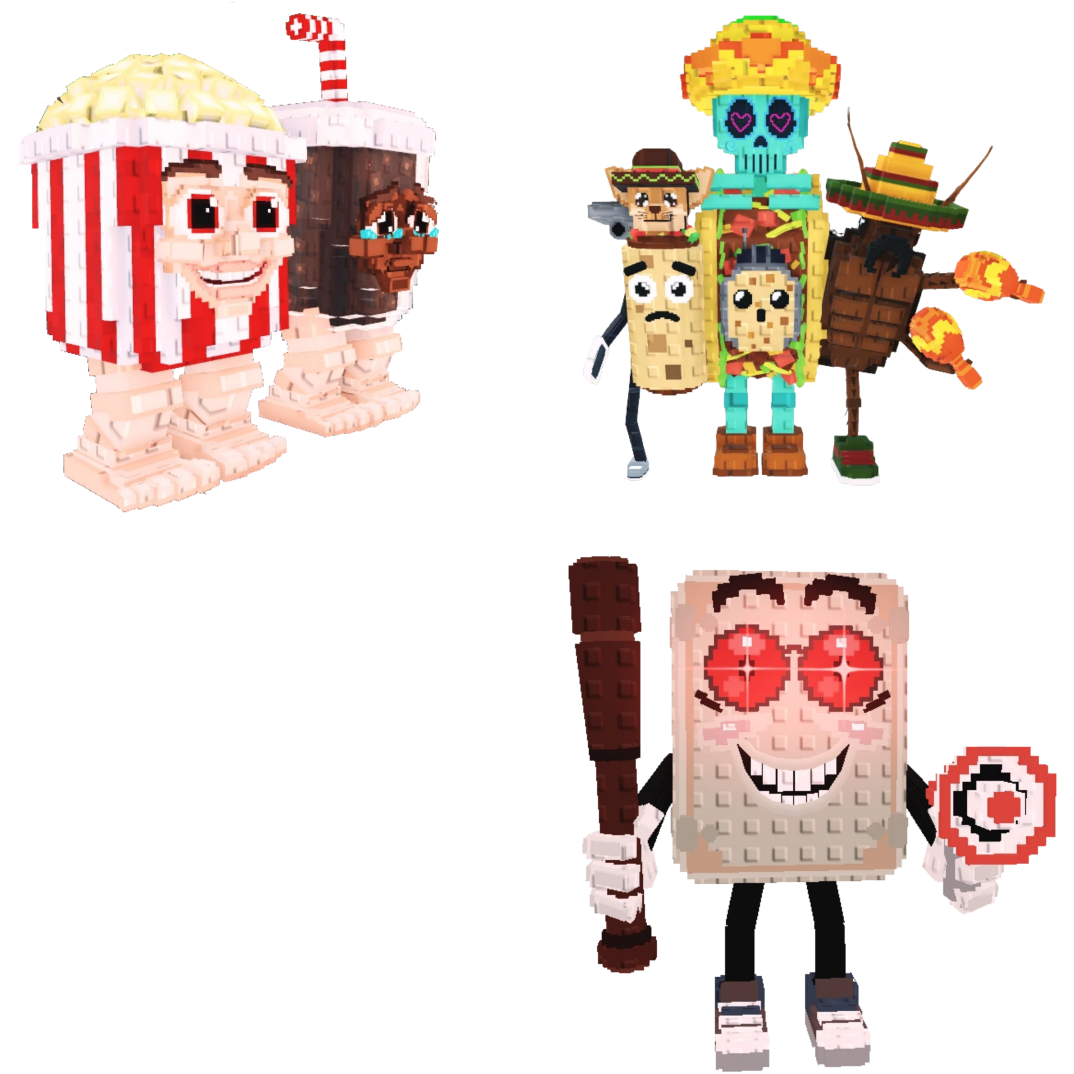 [BUNDLE] - 🍹 1x Popcuru and Fizzuru 🍹 1x La Taco Combinasion 🍹 1x Tang Tang Keletang