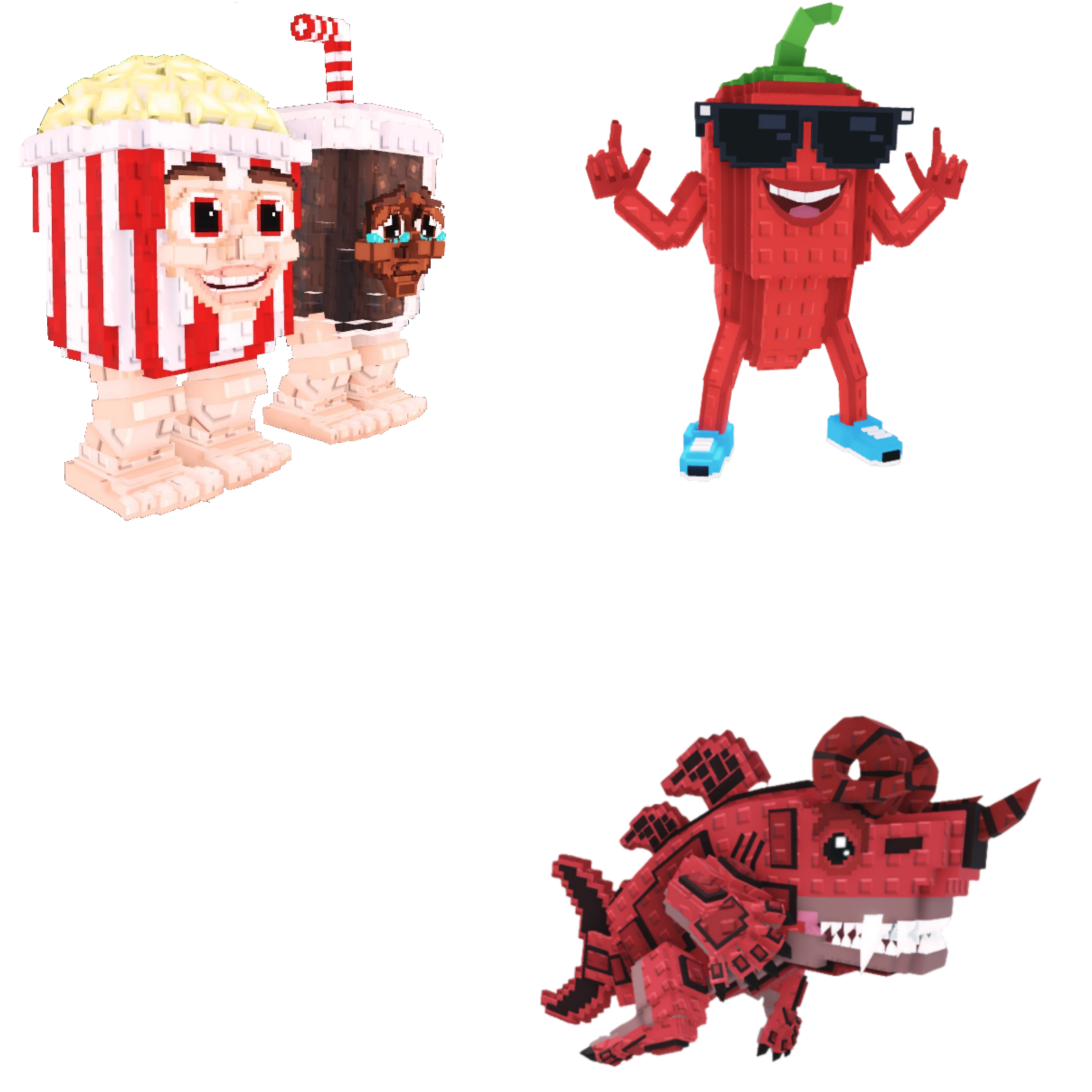 [BUNDLE] - 🧉 1x Popcuru and Fizzuru 🧉 1x Chillin Chili 🧉 1x Eviledon