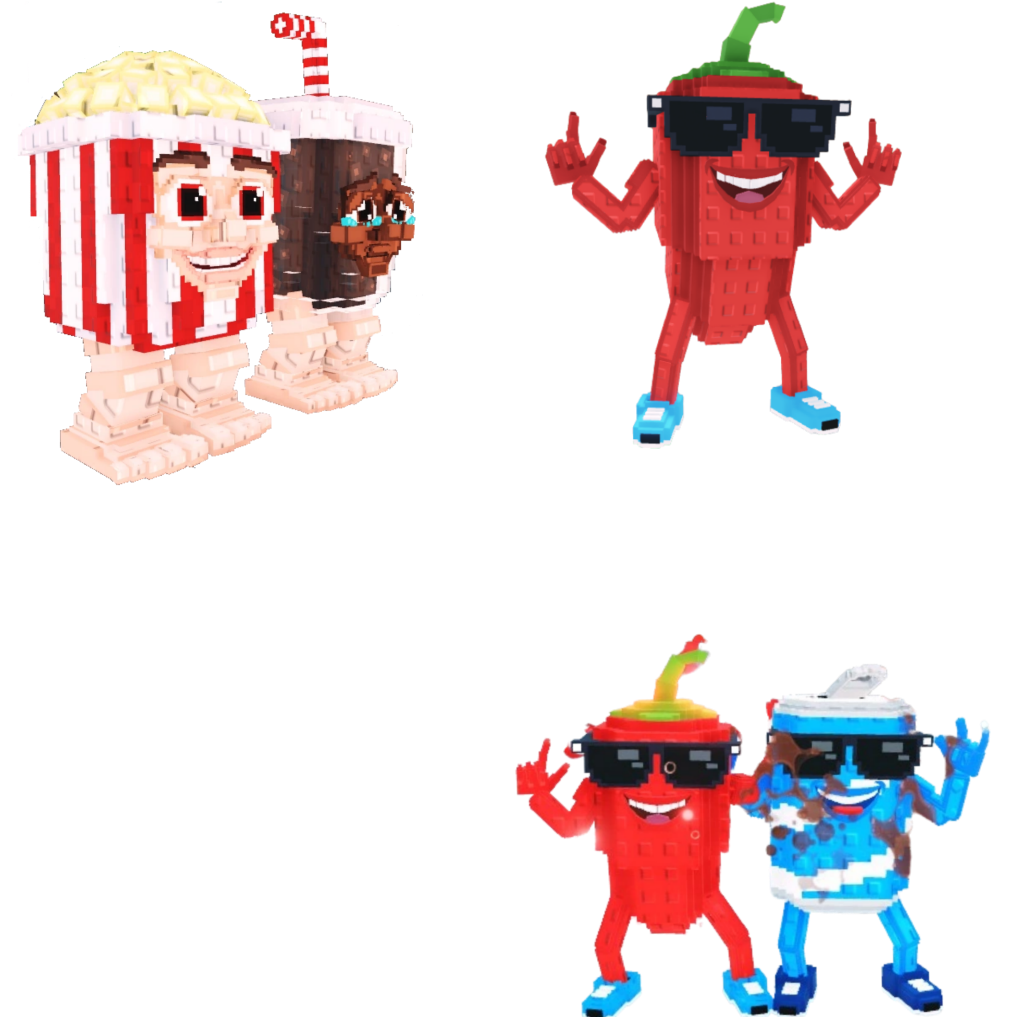 [BUNDLE] - 🎇 1x Popcuru and Fizzuru 🎇 1x Chillin Chili 🎇 1x Swaggy Bros