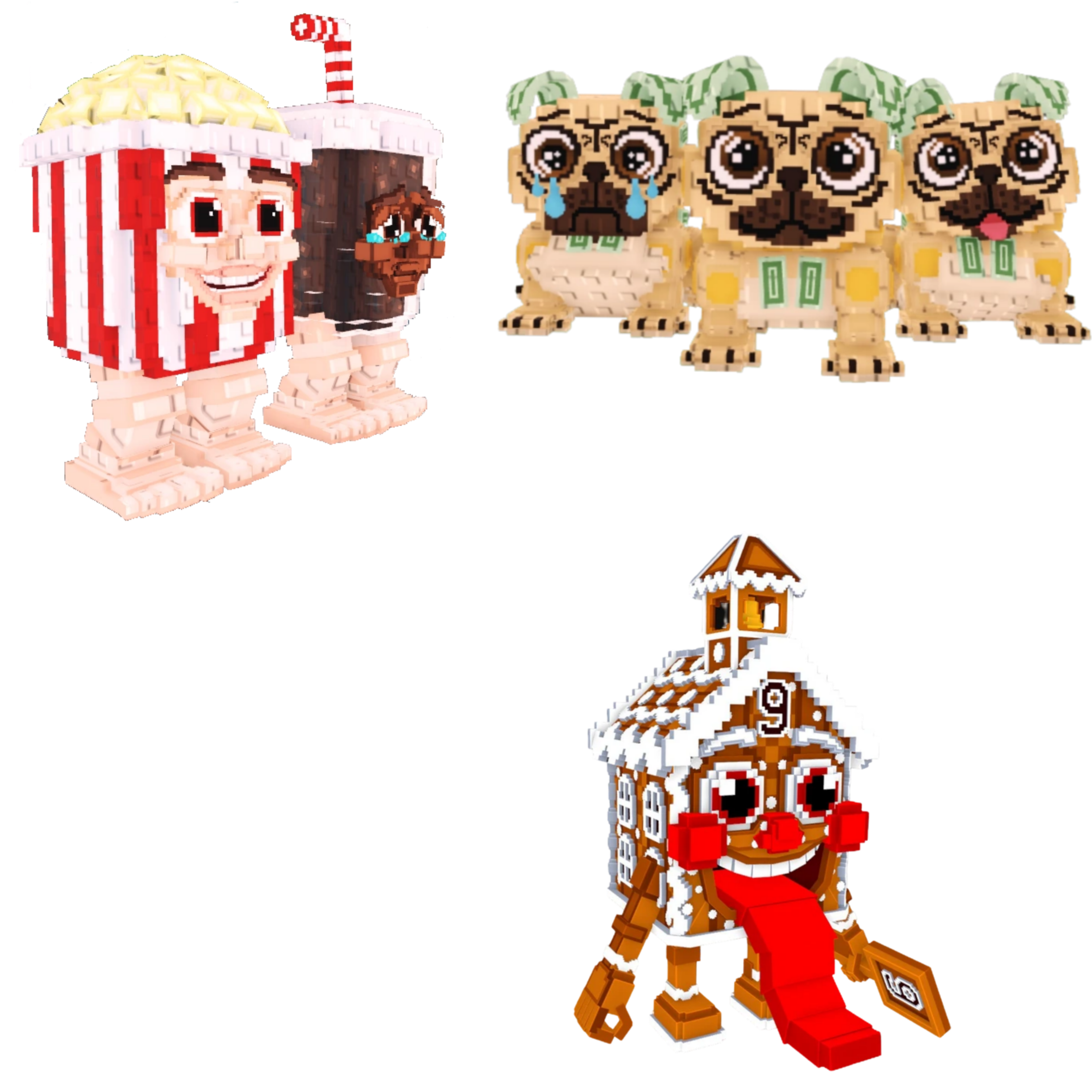 [BUNDLE] - 🎲 1x Popcuru and Fizzuru 🎲 1x La Ginger Sekolah 🎲 1x Los Puggies