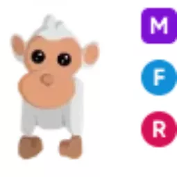 MFR Albino Monkey - Legendary - Adopt Me Fast Delivery