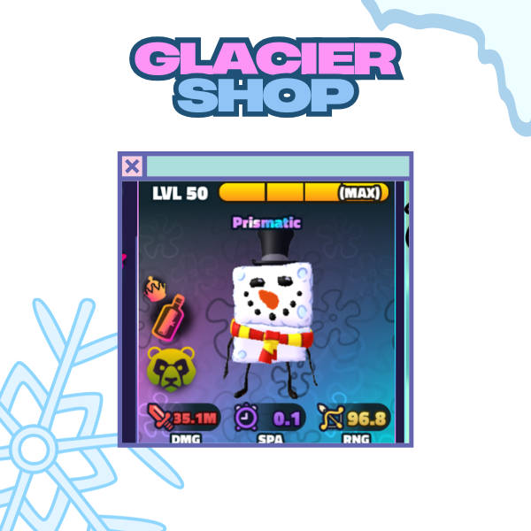 Snow Sponge - Trait Sea Bear + Secret Formula ( Prismatic Unit )🫧Spongebob Tower Defense🫧