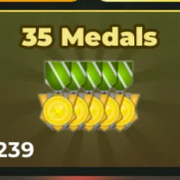 War Tycoon > 35 Medals > 239R