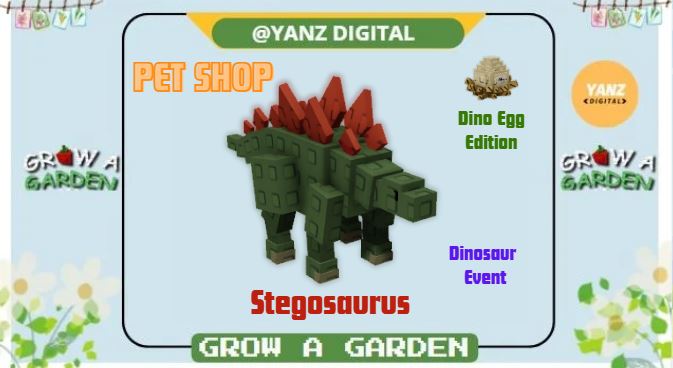 ✨ Stegosaurus | Pet Dinosaurus Edition – Grow A Garden