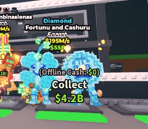 DIAMOND ⭐ Fortunu and Cashuru 195M/s ⭐⭐Fast Delivery! 🦖🦖🦖 Store