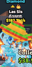 ✨ 183M/s 💎 Diamond Las Sis - 2 Trait Secret | Steal A Brainrot ⚡ FAST DELIVERY⚡