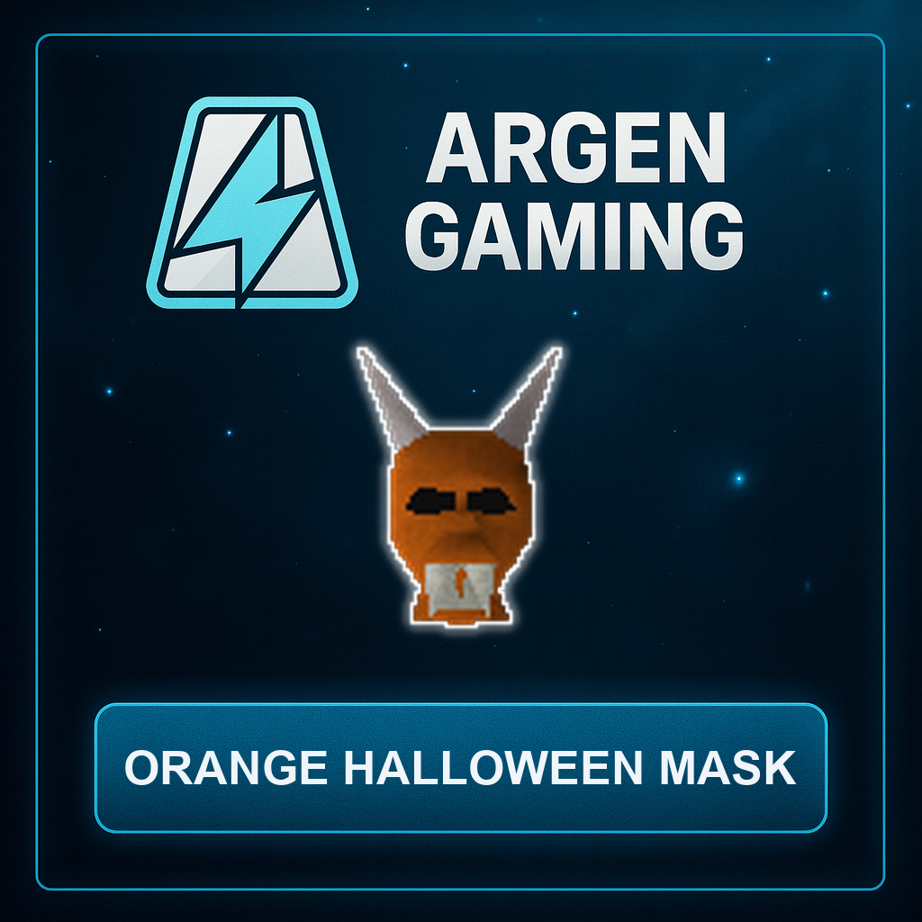 Orange Halloween Mask ⚡ High Level Account Trade