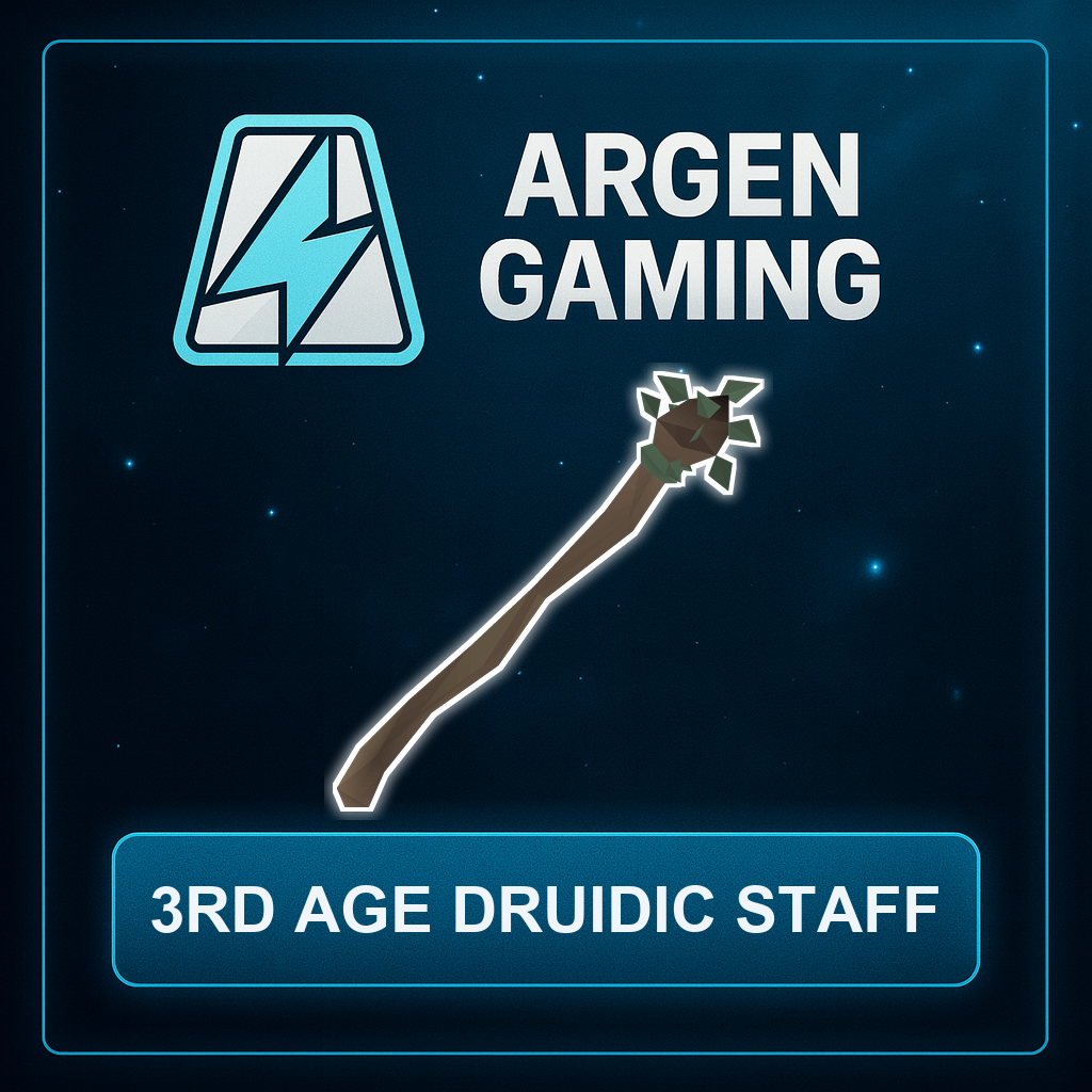 3rd Age Druidic Staff | High Level Account Trade
