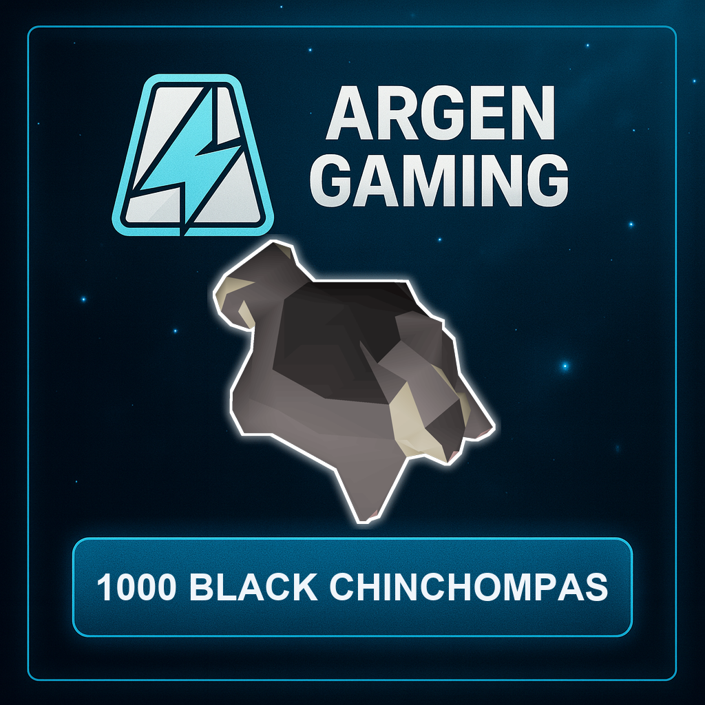 1000 Black Chinchompas | High Level Account Trade