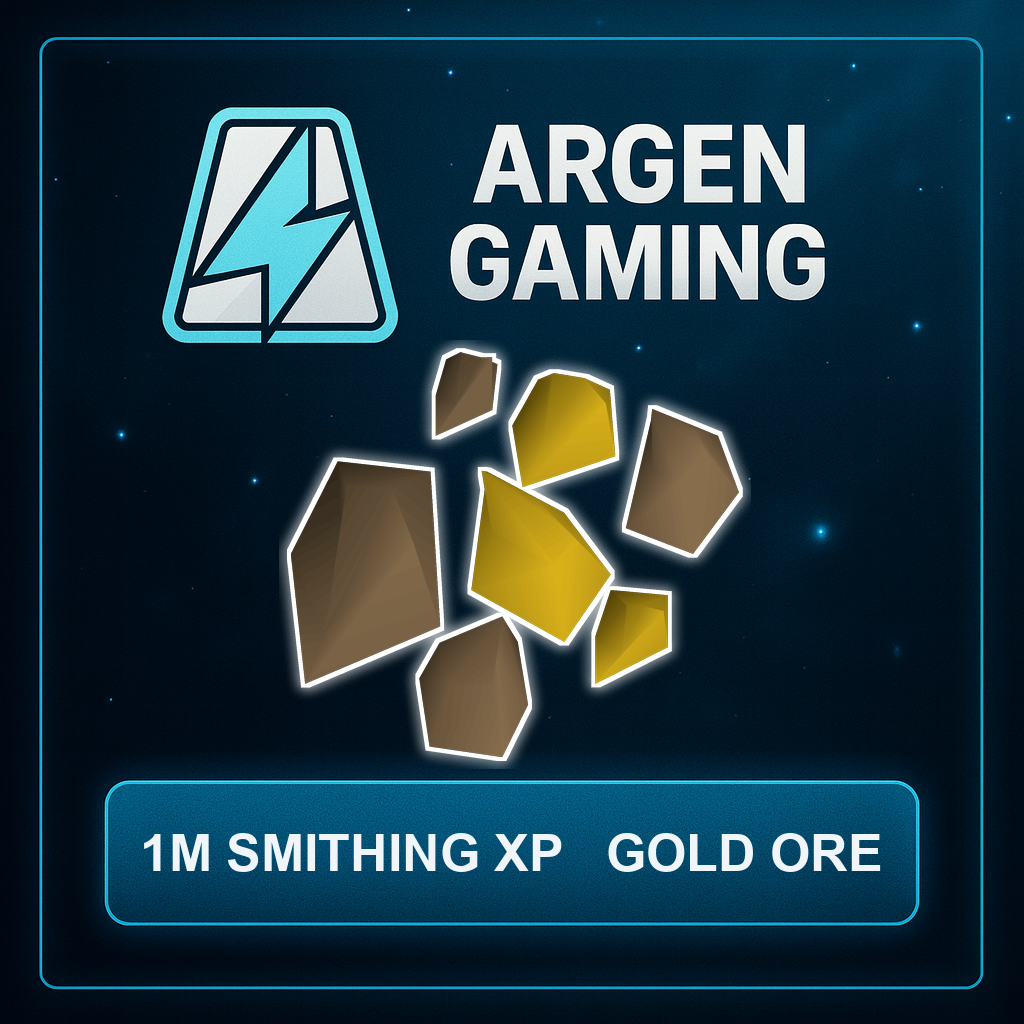 1m Smithing Xp - Gold Ore | High Level Account Trade