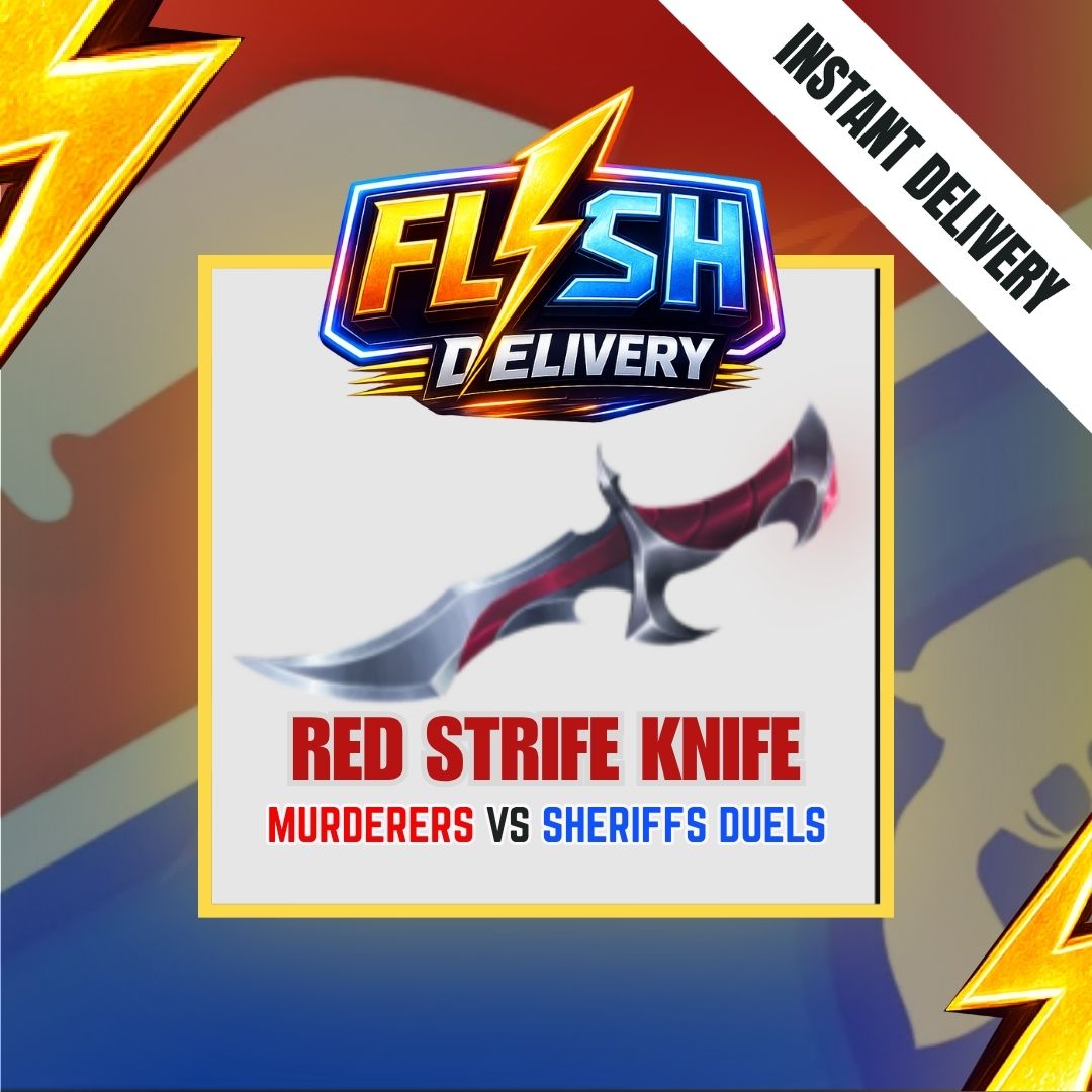 RED STRIFE KNIFE - MURDERERS VS SHERIFFS DUELS / MVSD