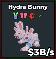 [ Secret ] Hydra Bunny With Easter , Bunny , Crab , Bombardilo Trait 3B/Sec | Ready Unit✅ | INSTANT DELIVERY✅