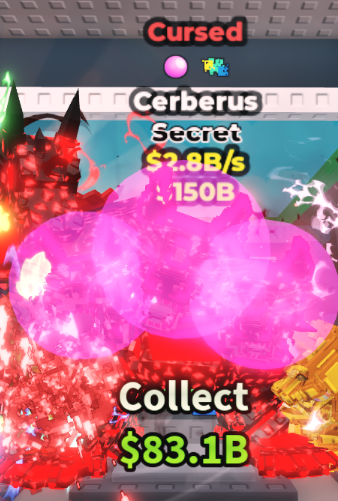 Cursed Cerberus (2.8B/s) – 2 TRAITS – SECRET – STEAL A BRAINROT – FAST DELIVERY & TRUSTED #Z4RF2M