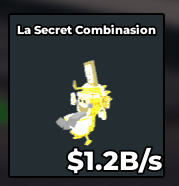 Divine La Secret Combinasion 1.2B/s