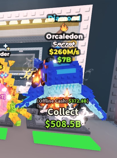 DIAMOND!!!⭐Orcaledon 260M/s⭐Fast Delivery! 🦖🦖🦖 Store