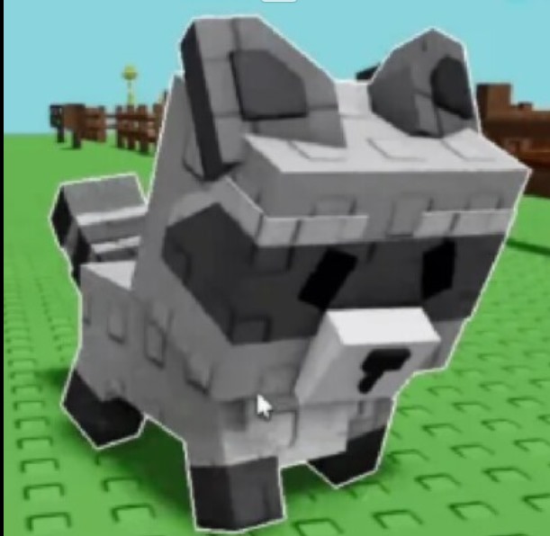 Raccoon (Rare pet) | INSTANT DELIVERY | Grow a Garden Pets